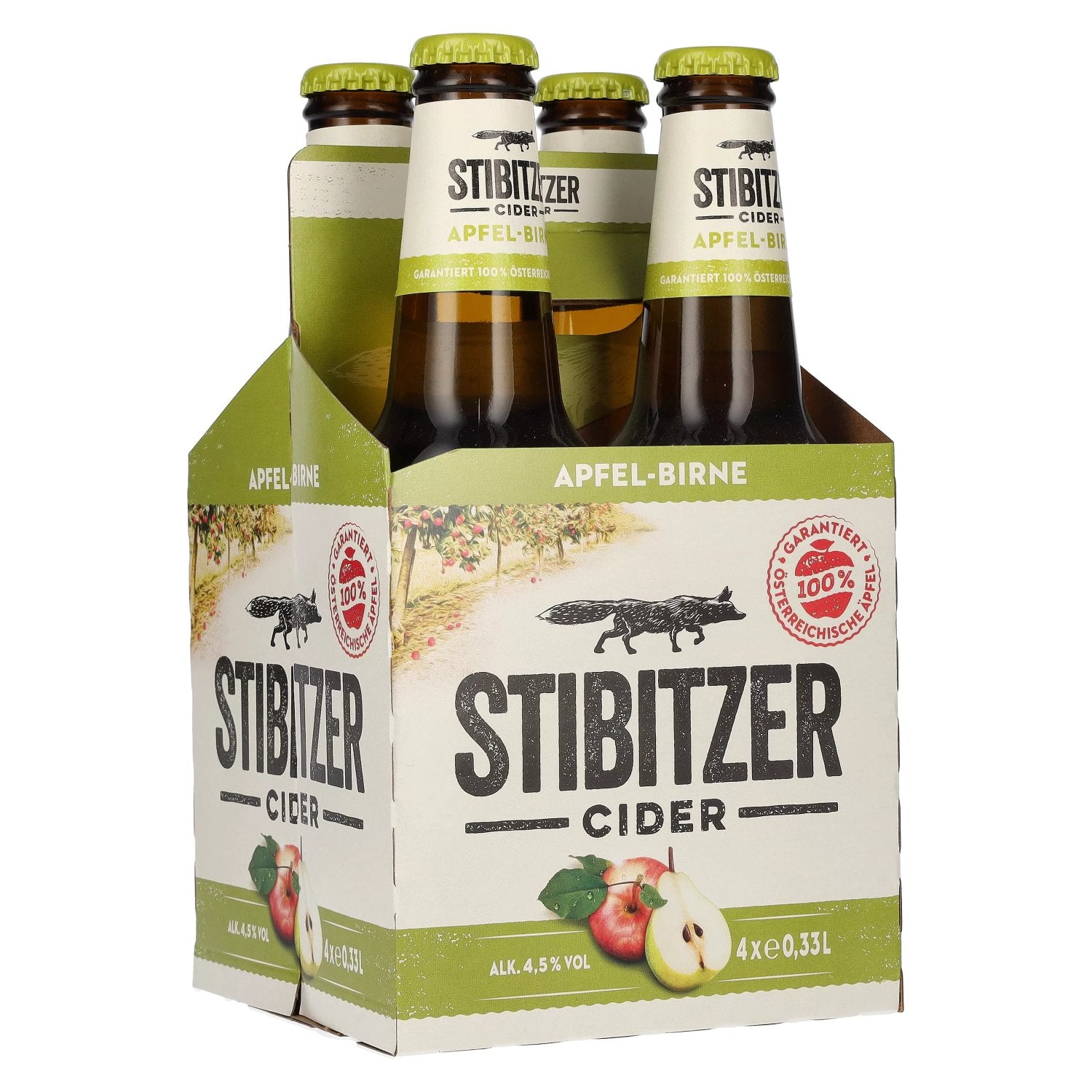 Stibitzer Apfel Birne Cider 4,5% Vol. 6x4x0,33l