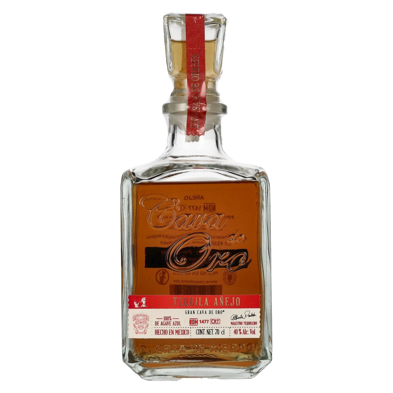 Gran Cava de Oro Tequila ANEJO 100% de Agave Azul 40% Vol. 0,7l
