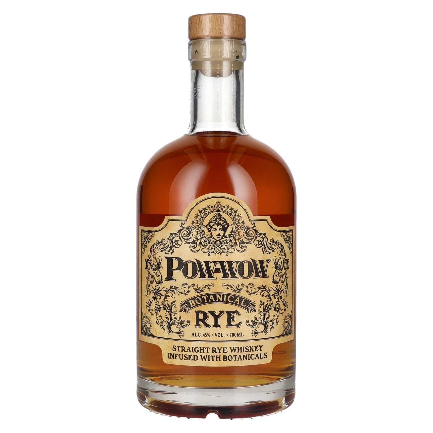 Pow-Wow Botanical RYE Straight Rye Whiskey 45% Vol. 0,7l
