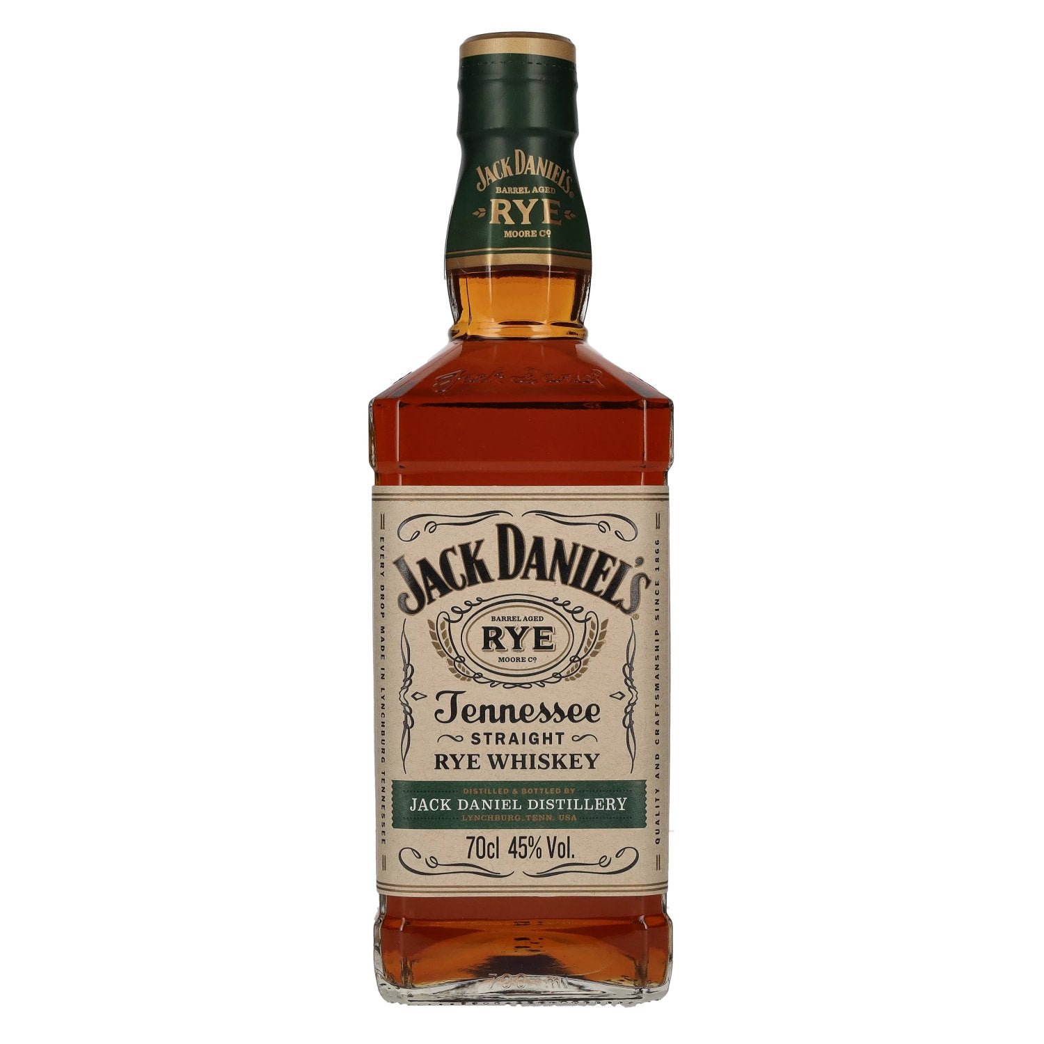 Jack Daniel's Tennessee RYE Straight Rye Whiskey 45% Vol. 0,7l
