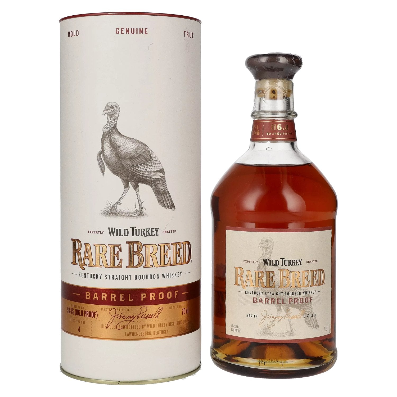 Wild Turkey RARE BREED Kentucky Straight Bourbon Whiskey Barrel Proof 58,4% Vol. 0,7l in Giftbox
