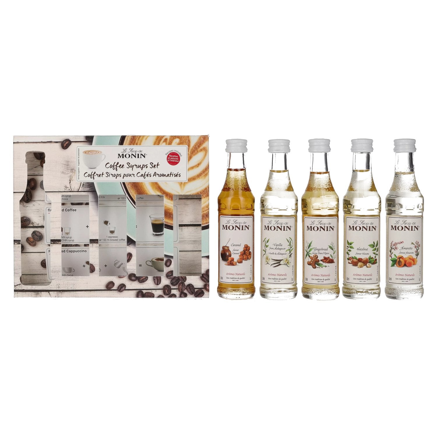 Le Sirop de Monin COFFEE SYRUPS SET 5x0,05l