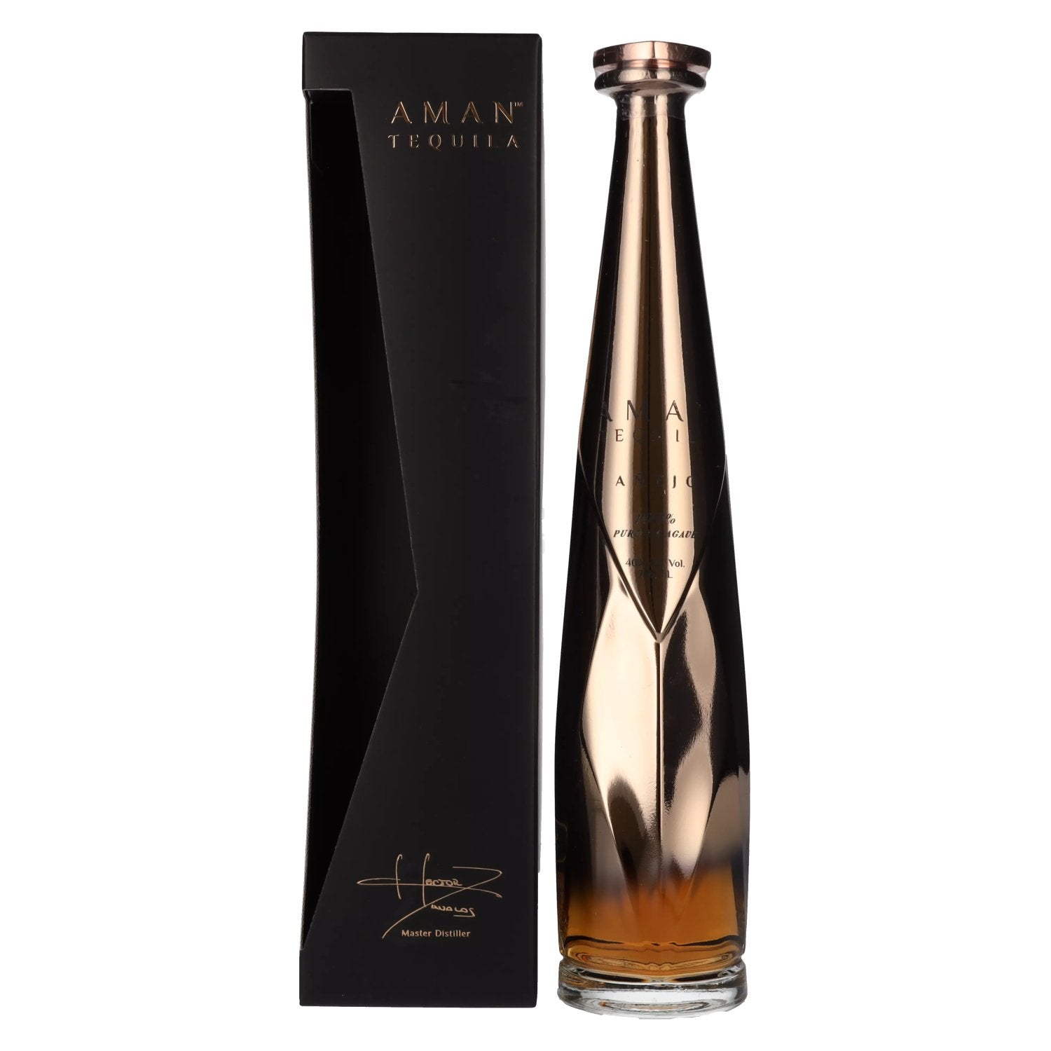 Aman Tequila Anejo The Professor 100% Puro de Agave 40% Vol. 0,7l in Giftbox