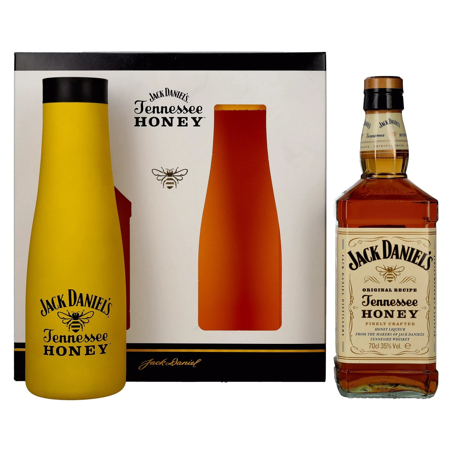Jack Daniel's Tennessee HONEY 35% Vol. 0,7l in Giftbox with thermos flask