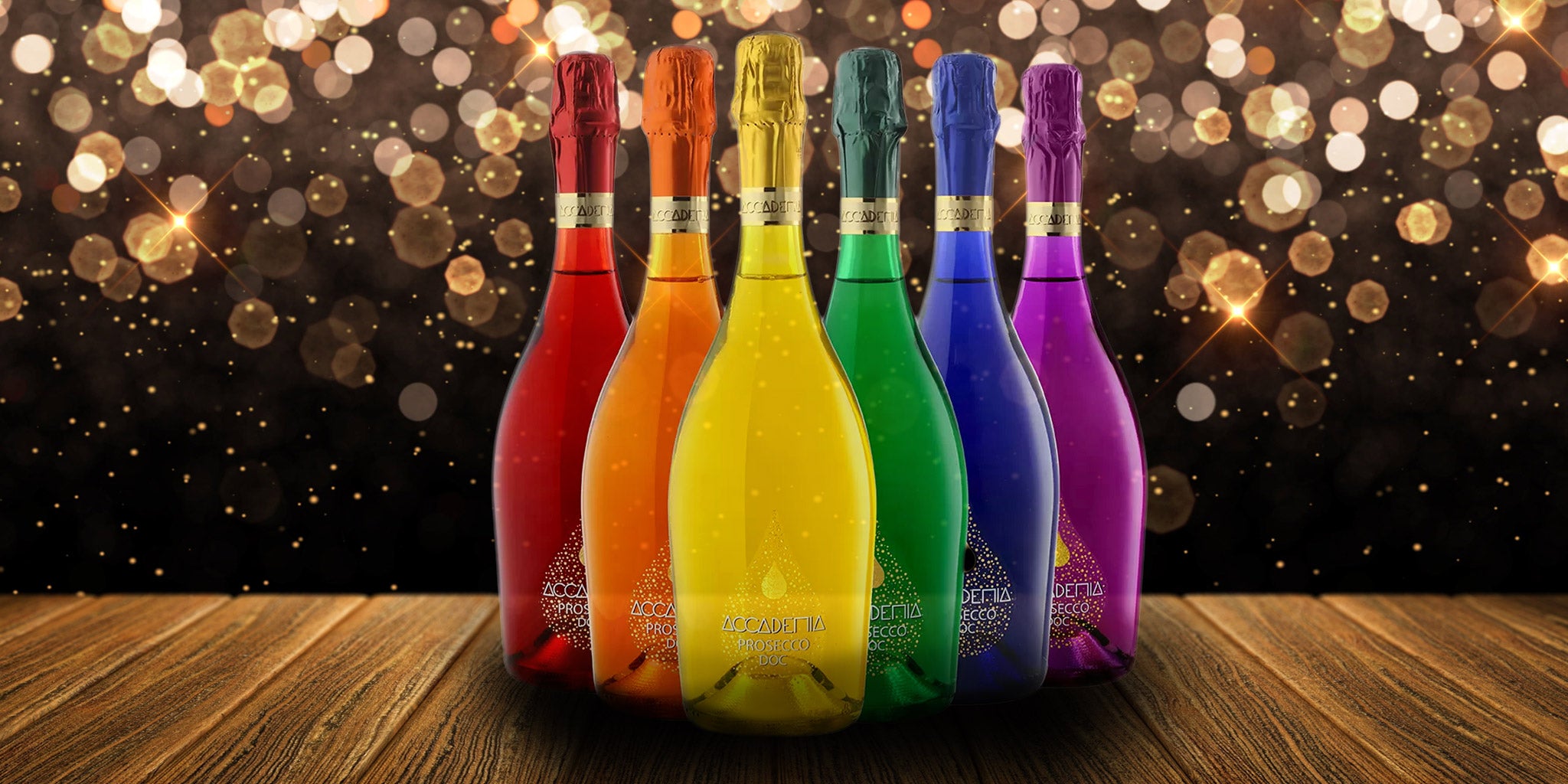 Accademia Rainbow Prosecco Brut: A Colorful Celebration