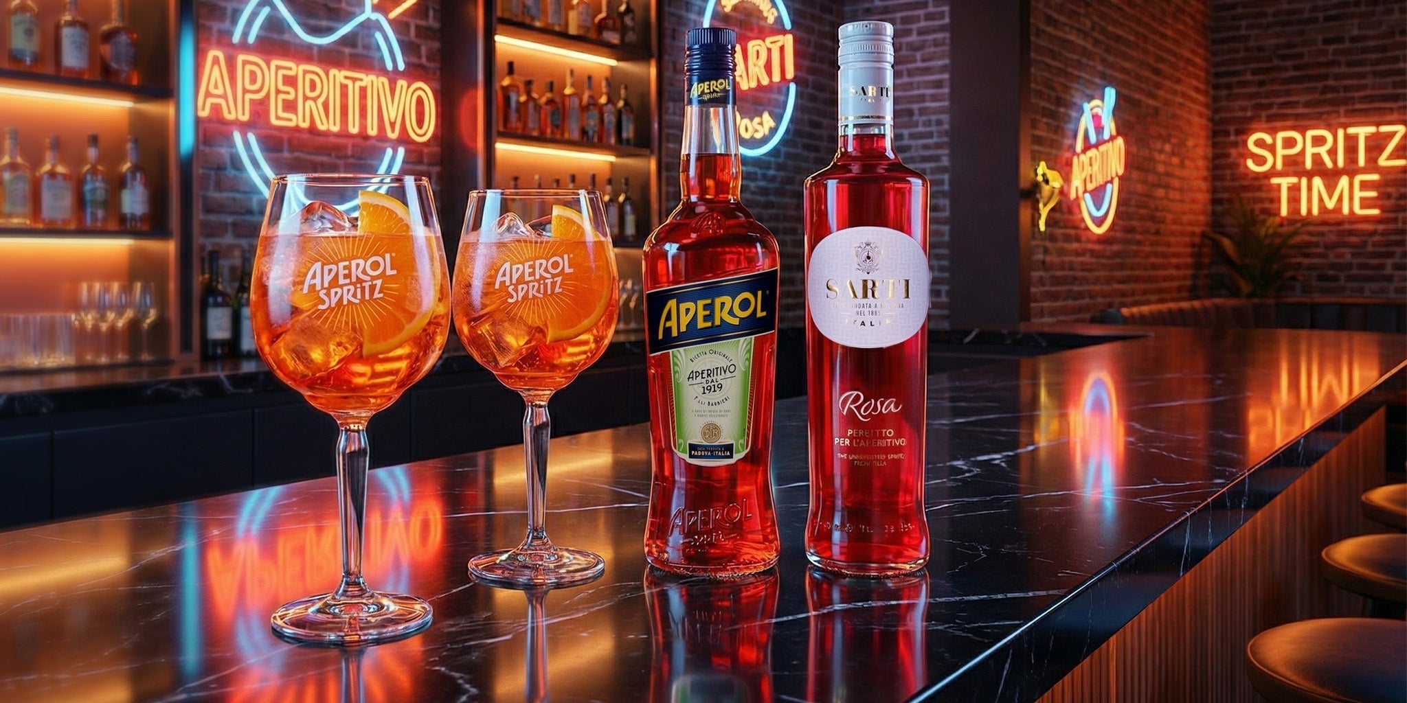 Wow Set: Aperol & Sarti Rosa — Italian Aperitivo in Style