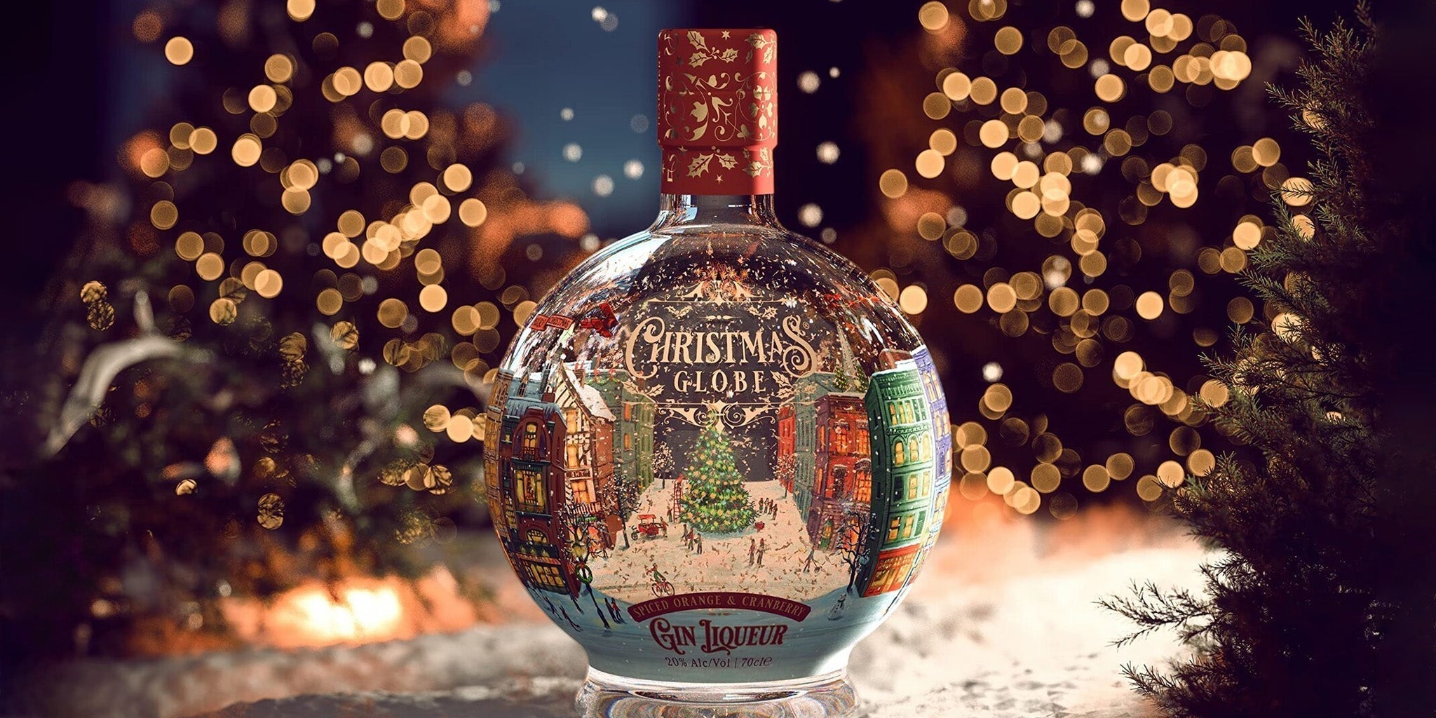 The Perfect Christmas Gift: Christmas Globe Spiced Orange & Cranberry Gin Liqueur