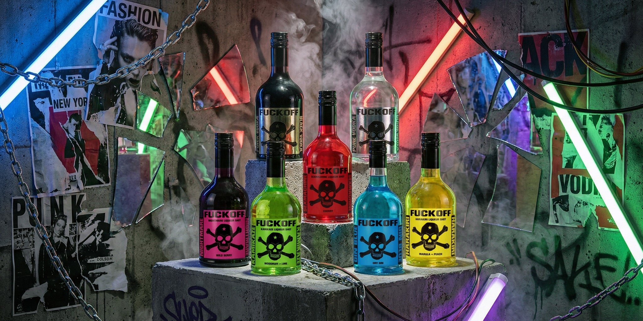 Fuckoff Vodka, Liqueurs & More — A Bold Spirit Brand