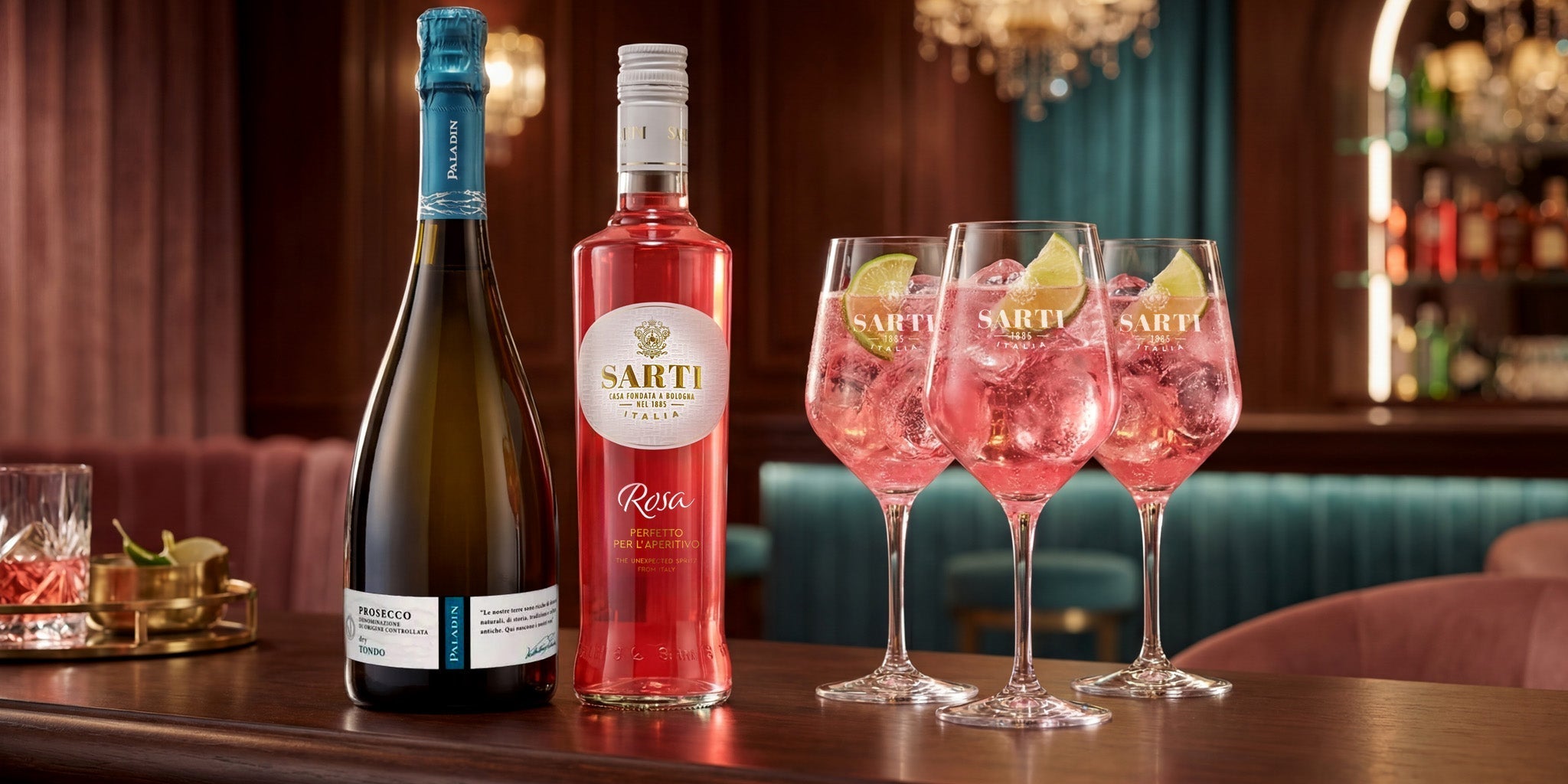 Paladin Prosecco & Sarti Rosa — The Perfect Set for a Sarti Spritz