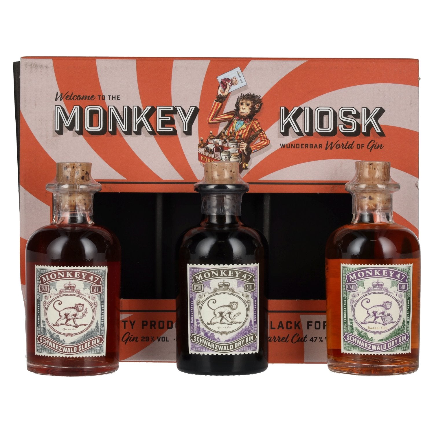 Monkey 47 Kiosk Set 41% Vol. 3x0,05l in Giftbox