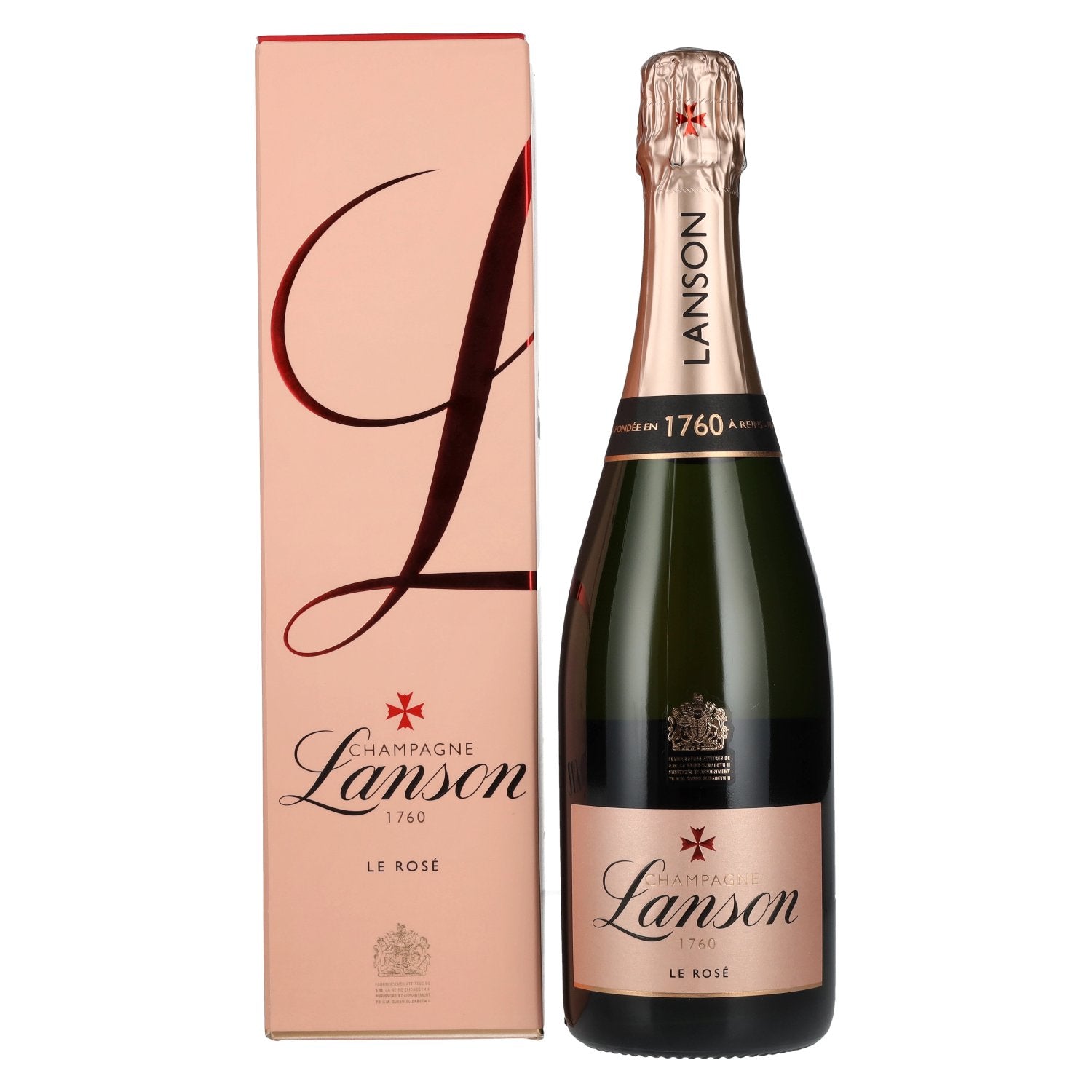 Champagne Lanson Le Rose 12,5% Vol. 0,75l in Giftbox