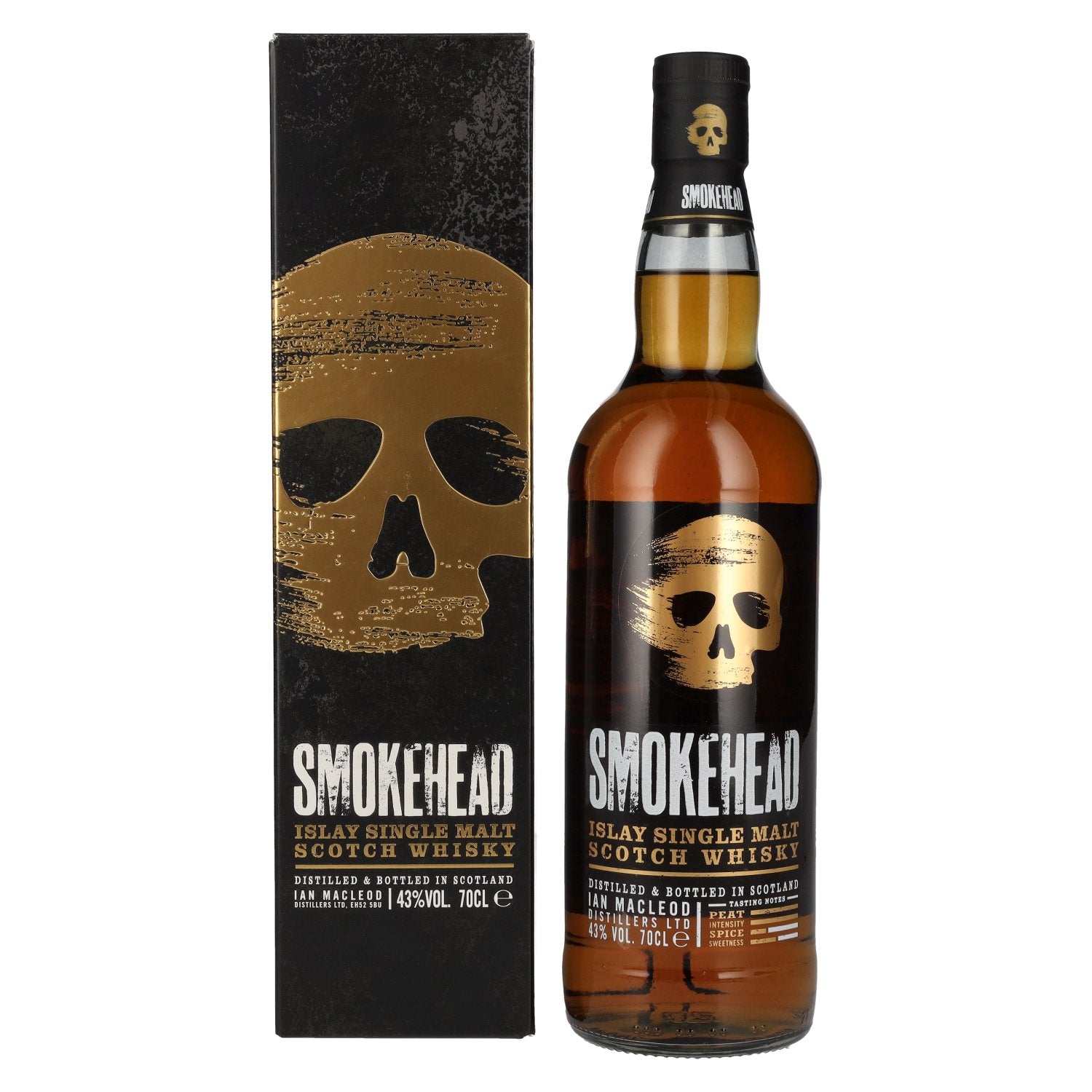 Smokehead Islay Single Malt Scotch Whisky 43% Vol. 0,7l in Giftbox