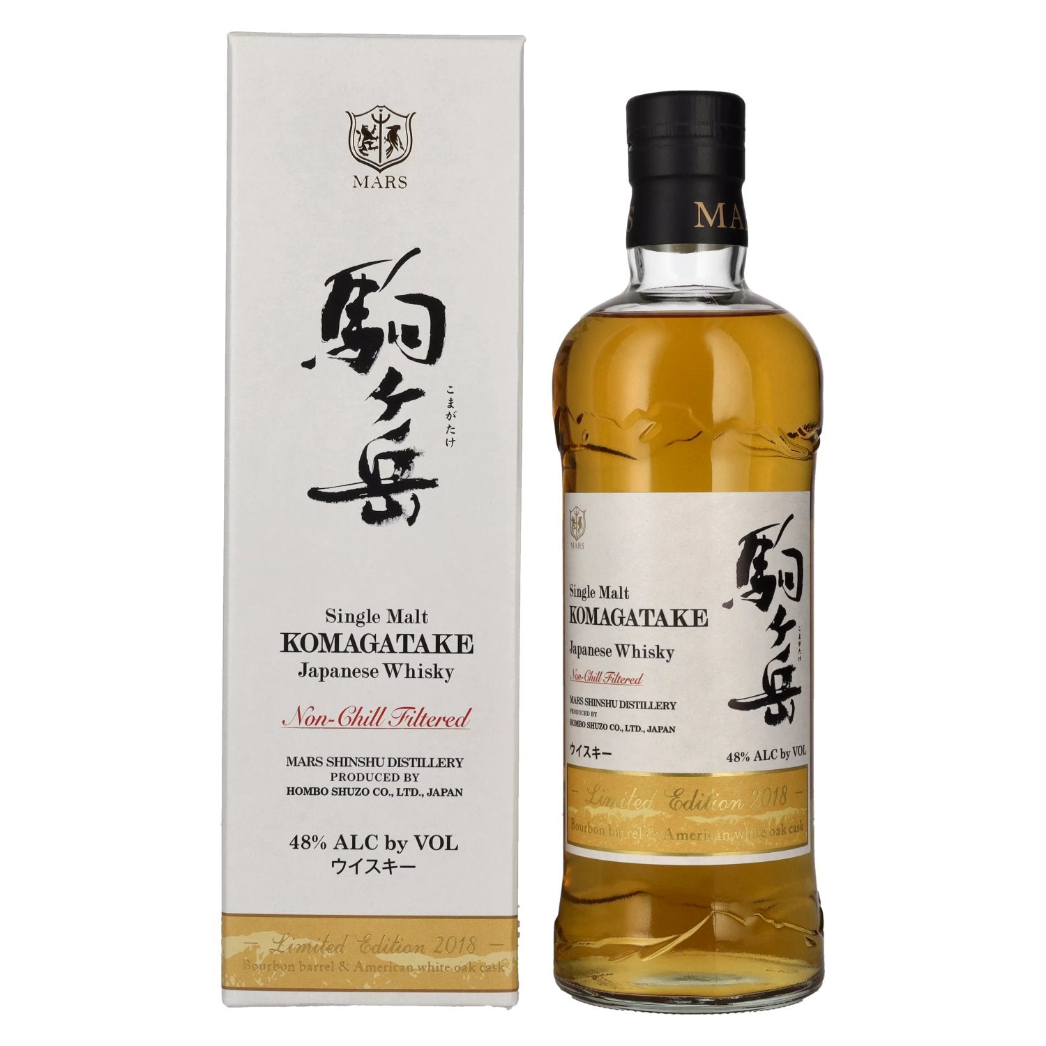 Mars KOMAGATAKE Single Malt Japanese Whisky Limited Edition 2018 48% Vol. 0,7l in Giftbox