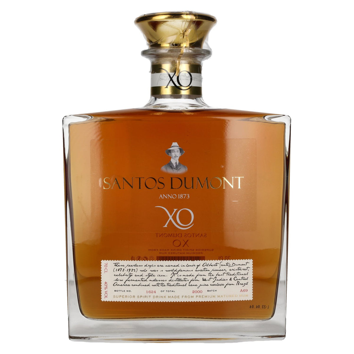 Santos Dumont XO Superior Spirit Drink 40% Vol. 0,7l