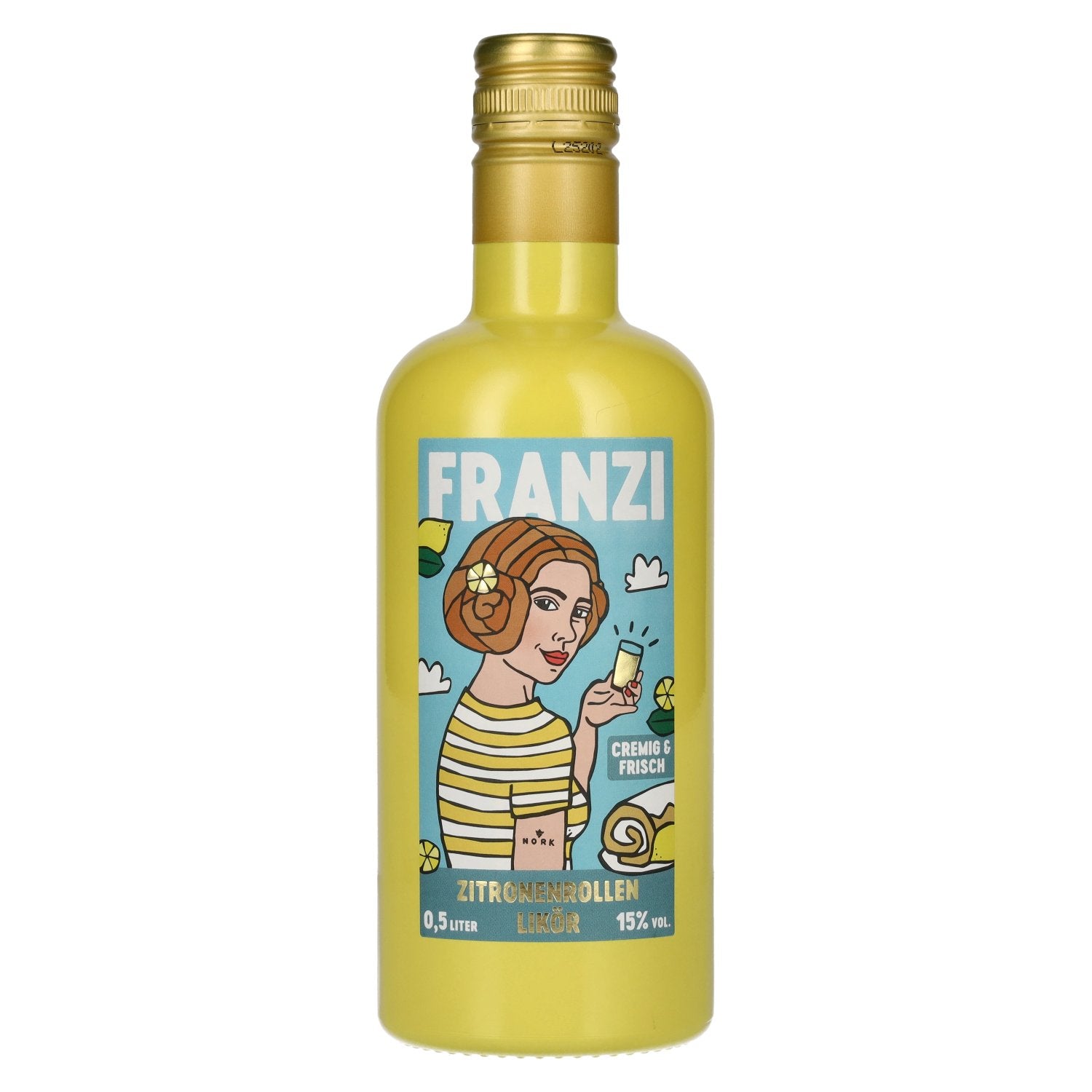 Franzi Zitronenrollen Likoer 15% Vol. 0,5l