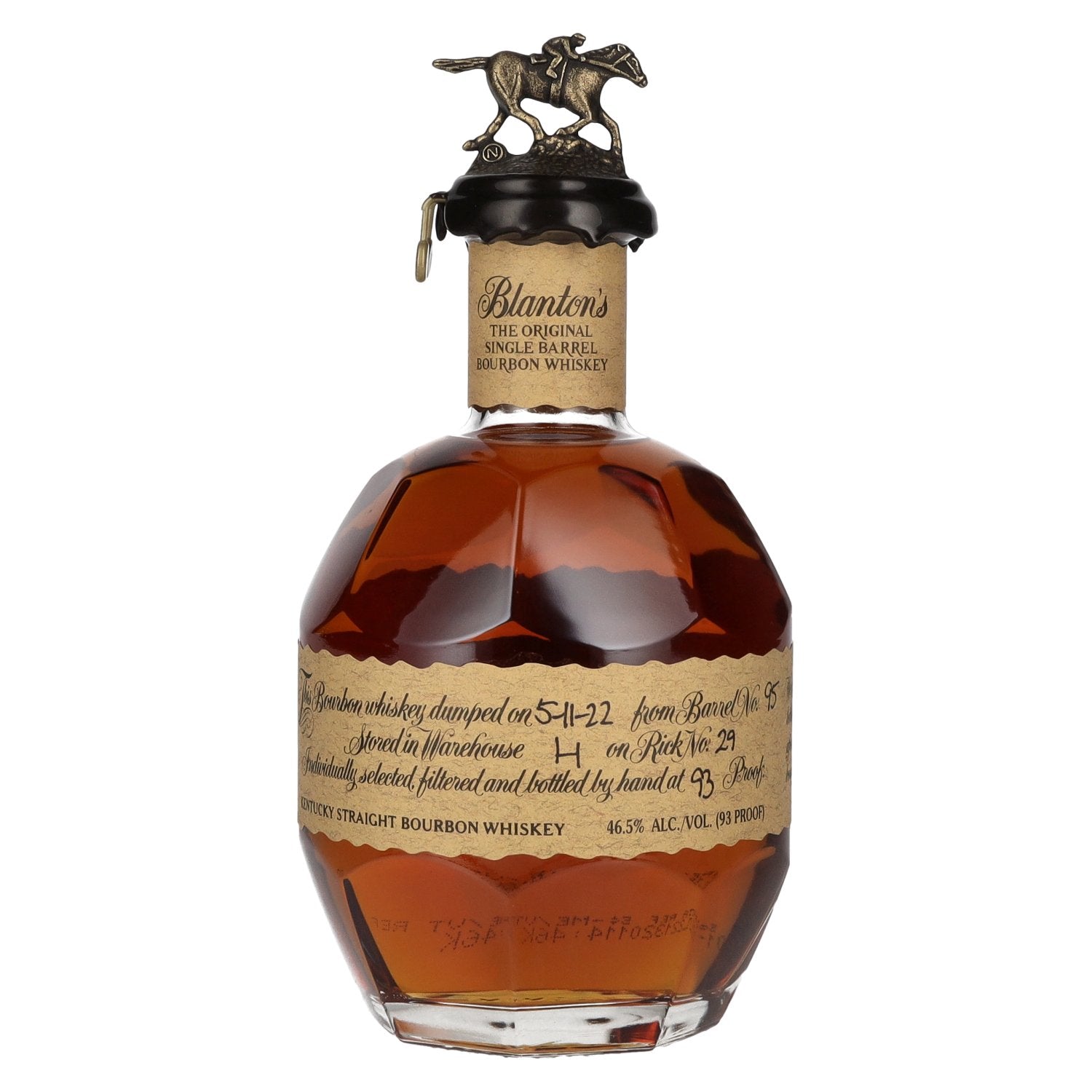 Blanton's The Original Single Barrel Bourbon Whiskey 46,5% Vol. 0,7l