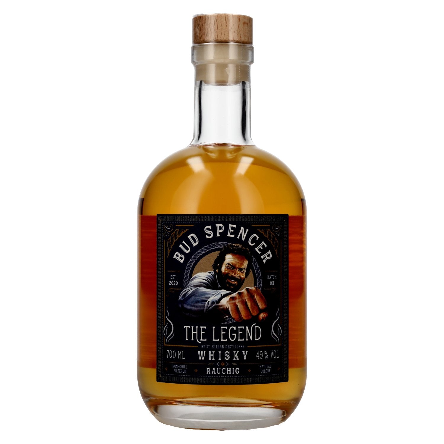 Bud Spencer THE LEGEND Single Malt RAUCHIG Batch 03 49% Vol. 0,7l