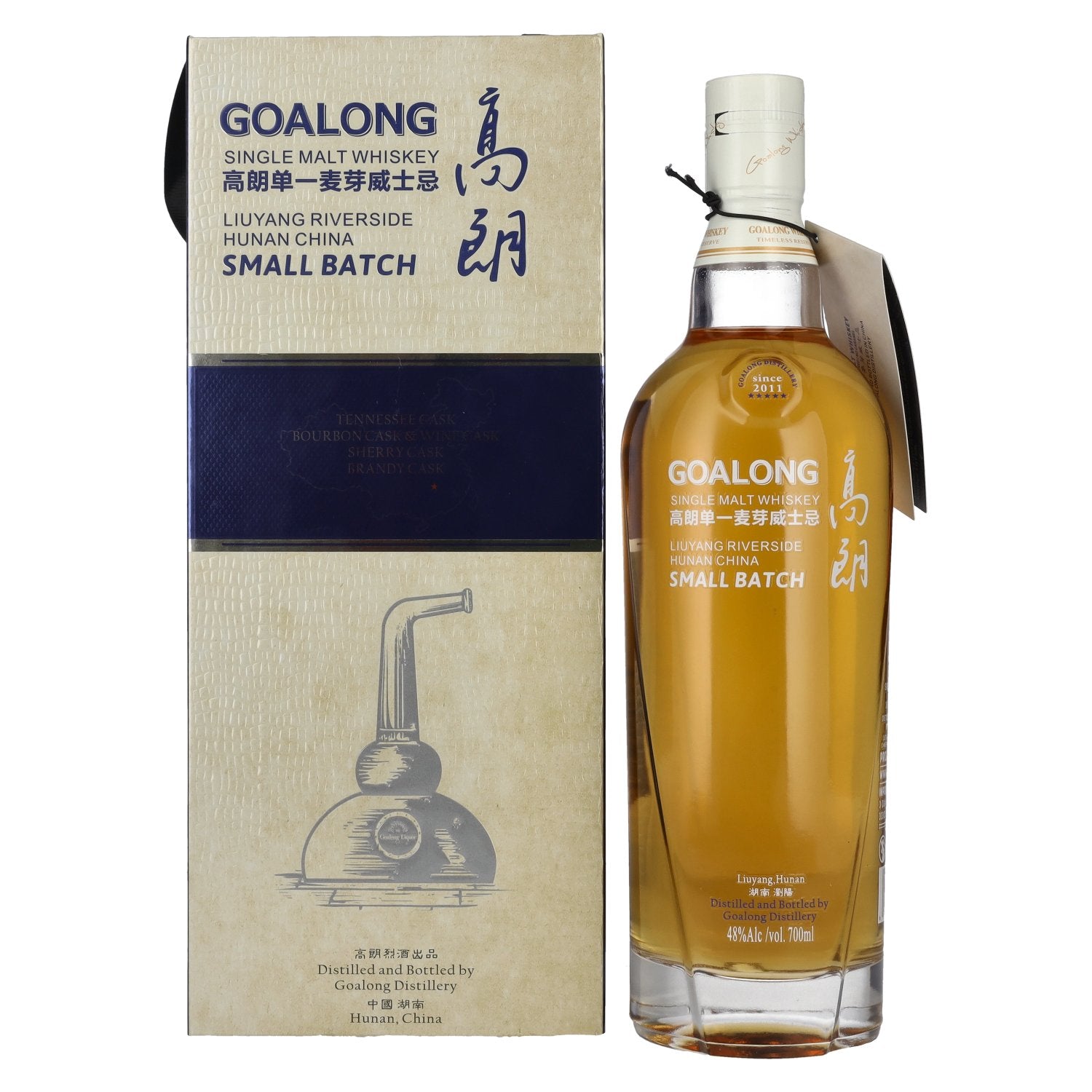 GOALONG 5 Years Old FIVE CASKS Small Batch Whisky 48% Vol. 0,7l in Giftbox