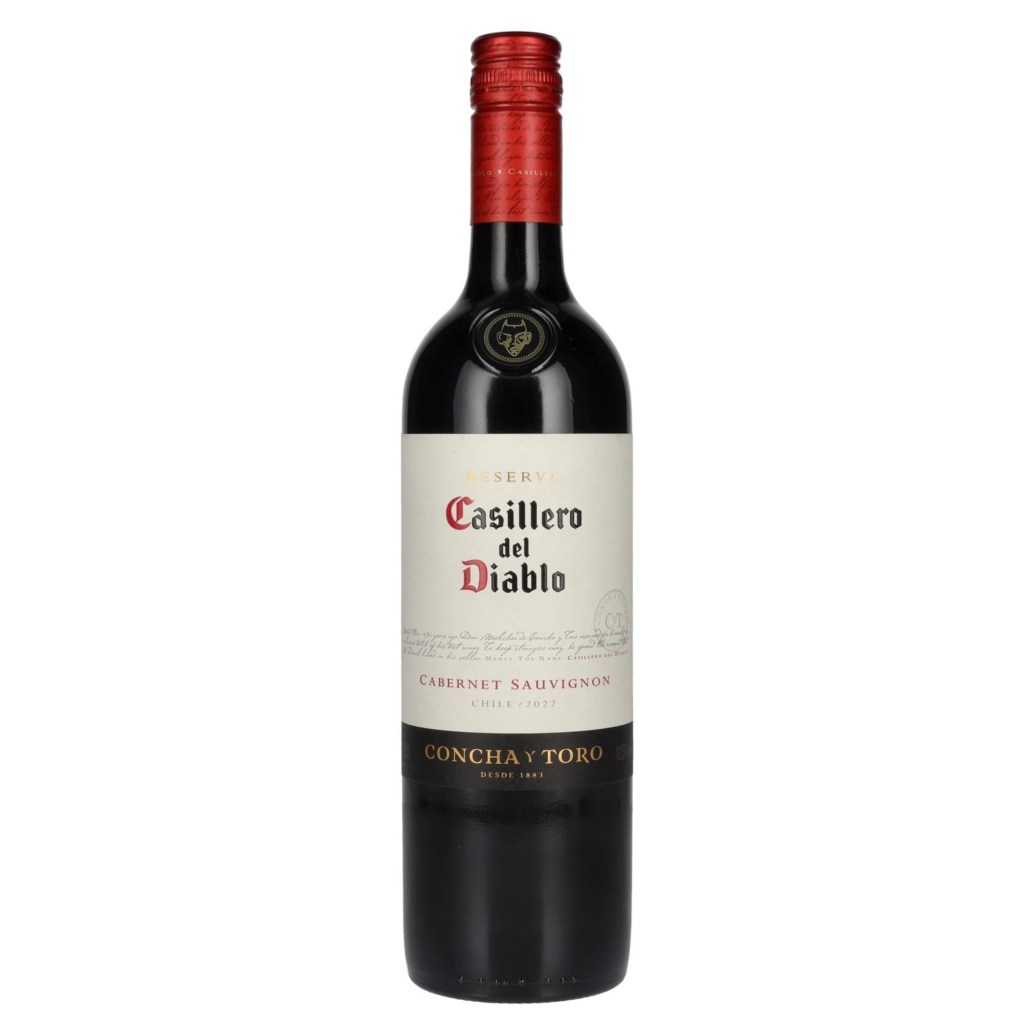 Concha y Toro Casillero del Diablo CABERNET SAUVIGNON Reserva 2022 12,5% Vol. 0,75l