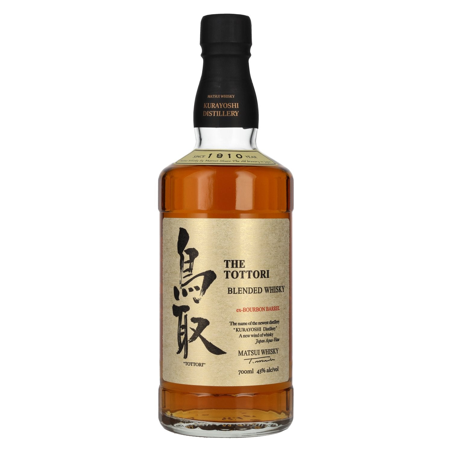 Matsui Whisky THE TOTTORI Blended Japenese Whisky BOURBON BARREL 43% Vol. 0,7l