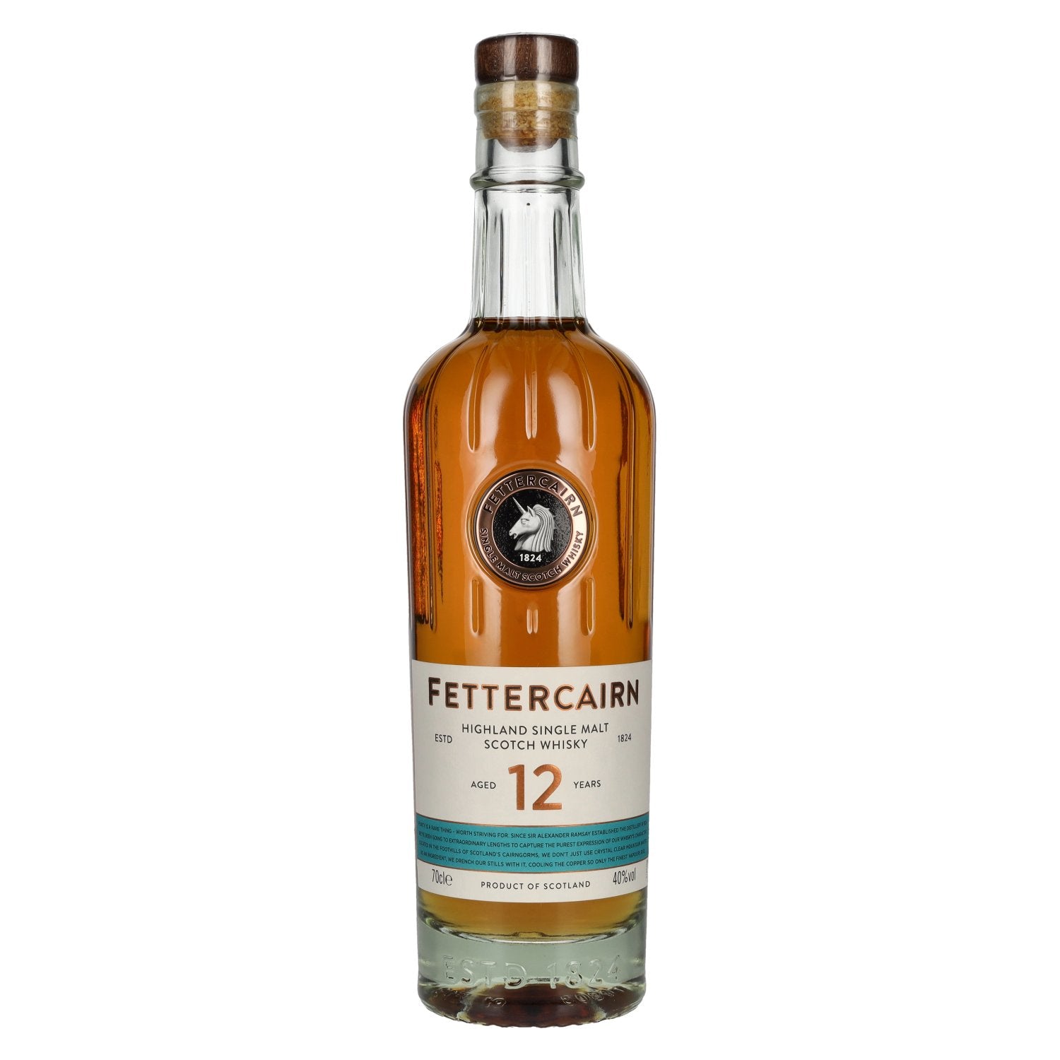 Fettercairn 12 Years Old Highland Single Malt Scotch Whisky 40% Vol. 0,7l