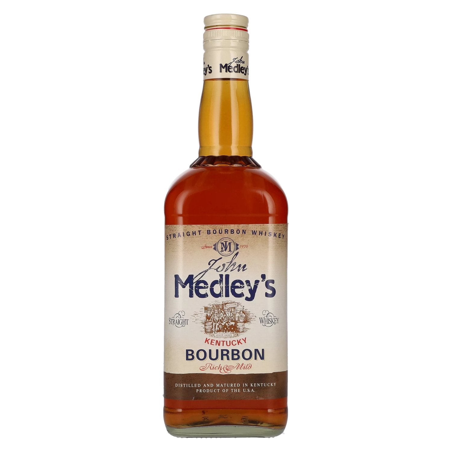 John Medley's Kentucky Straight Bourbon Whisky Rich & Mild 40% Vol. 1l