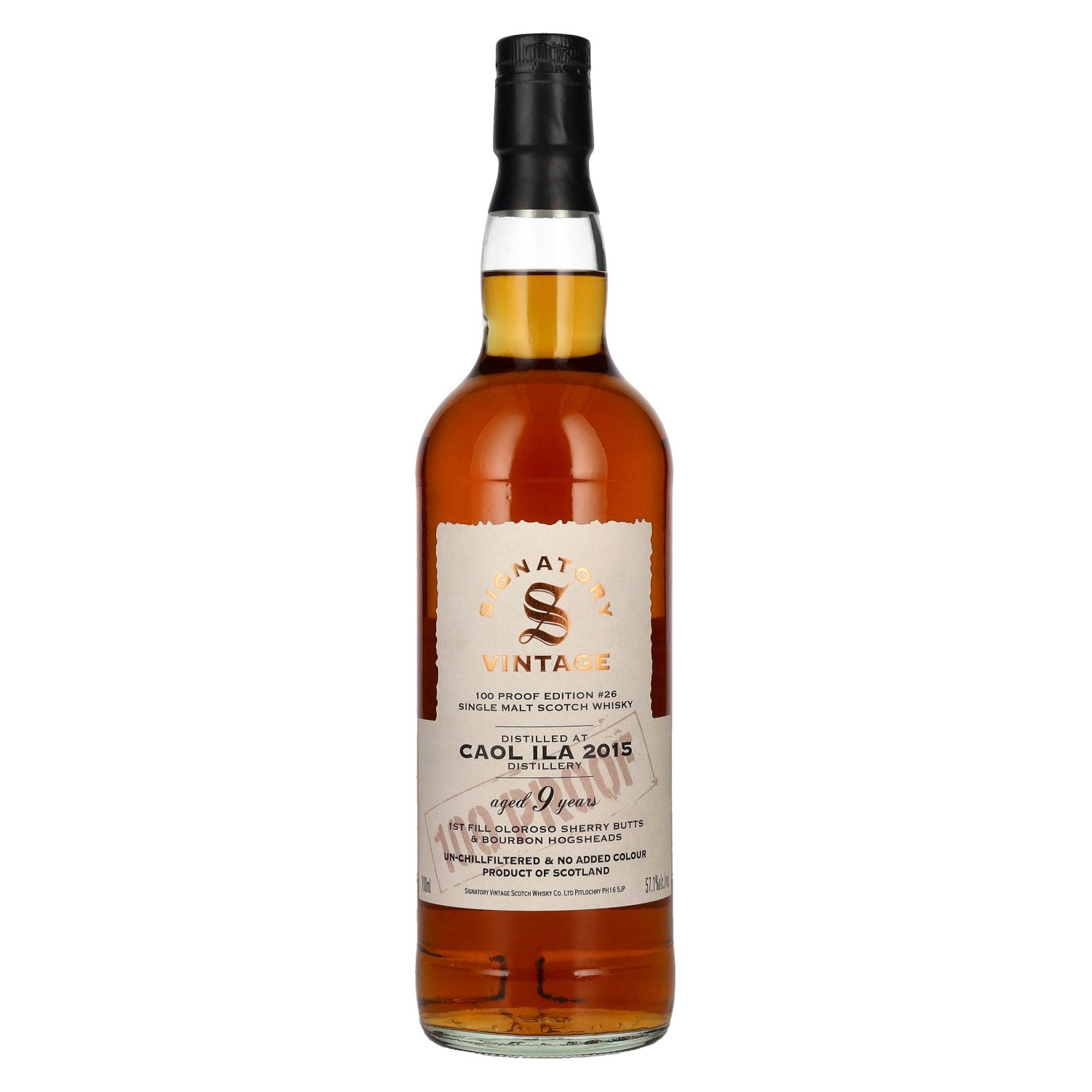 Signatory Vintage CAOL ILA 9 Years Old 100 Proof Edition #26 Single Malt 2015 57,1% Vol. 0,7l