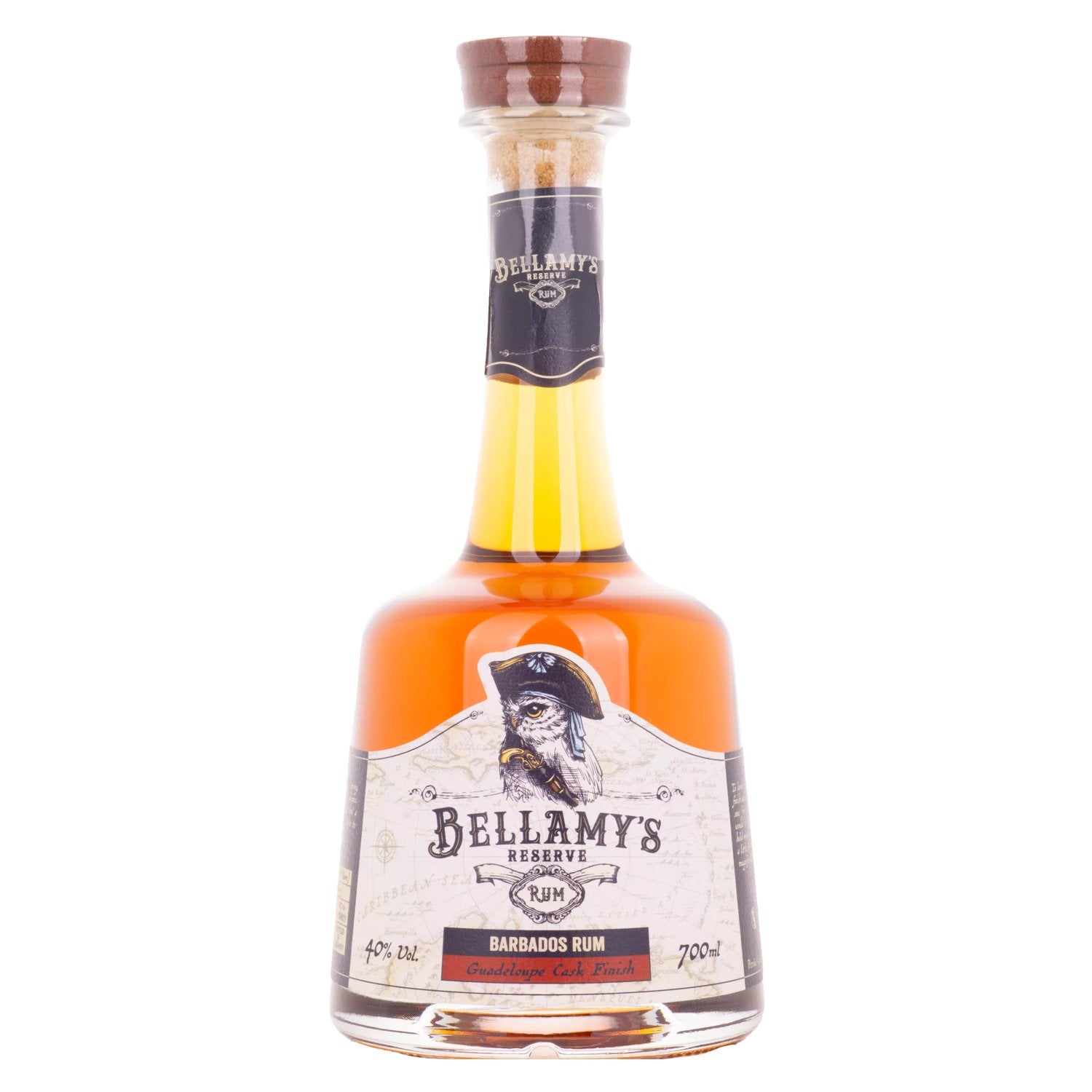 Bellamy's Reserve Rum GUADELOUPE CASK FINISH Barbados Rum 40% Vol. 0,7l