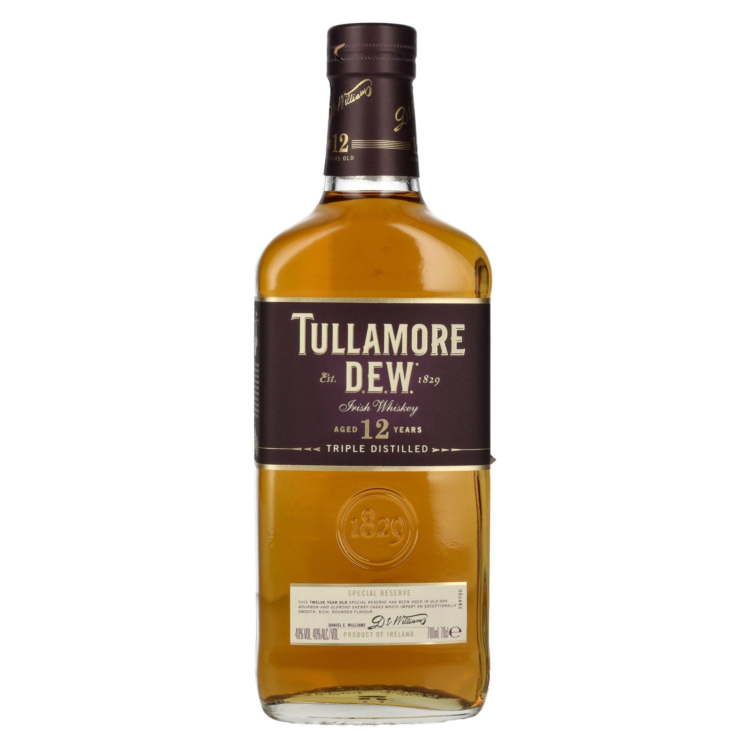 Tullamore D.E.W. 12 Years Old Irish Whiskey Special Reserve 40% Vol. 0,7l