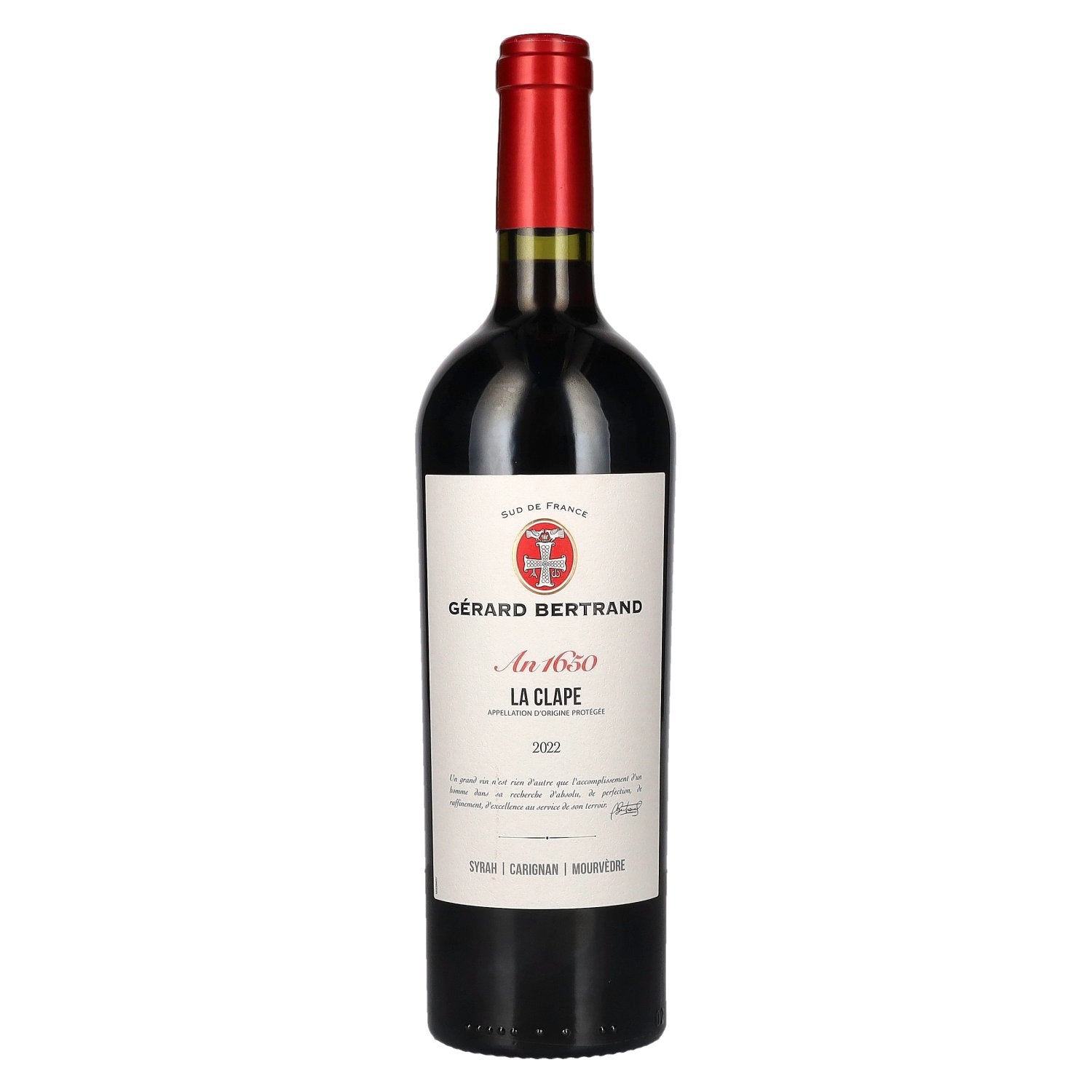 Gerard Bertrand LA CLAPE An1650 2022 14,5% Vol. 0,75l