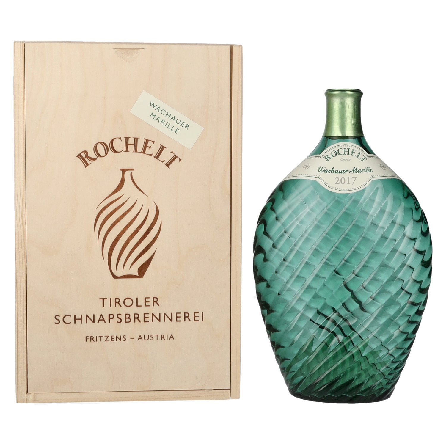 Rochelt Wachauer Marille 2017 50% Vol. 0,7l in Holzkiste