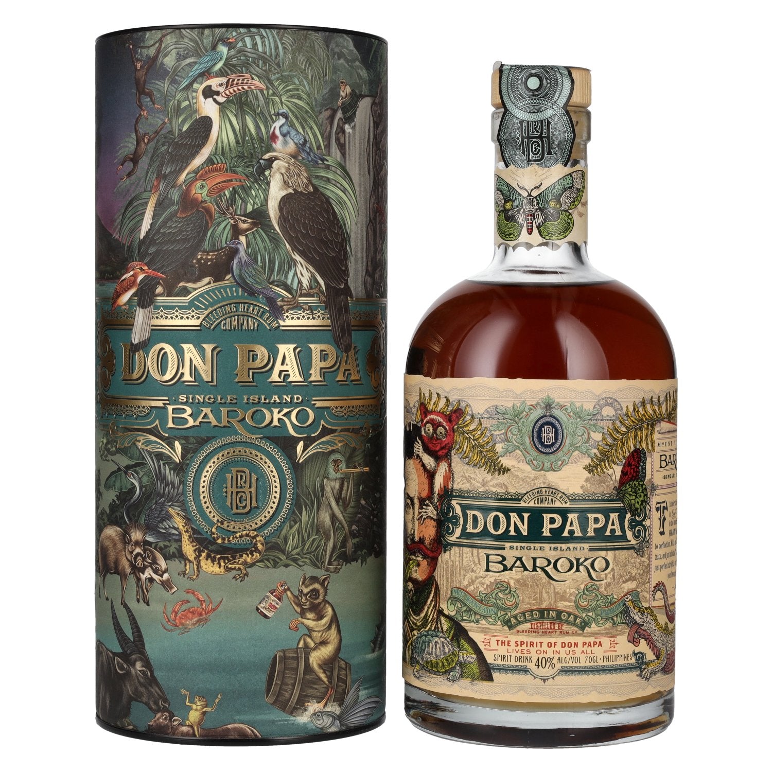 Don Papa BAROKO 40% Vol. 0,7l in Giftbox