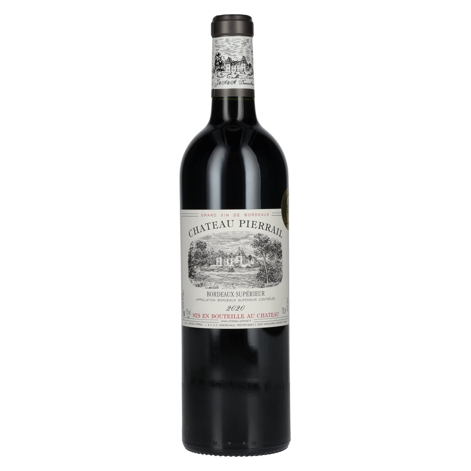 Chateau Pierrail Bordeaux Superieur 2020 15% Vol. 0,75l