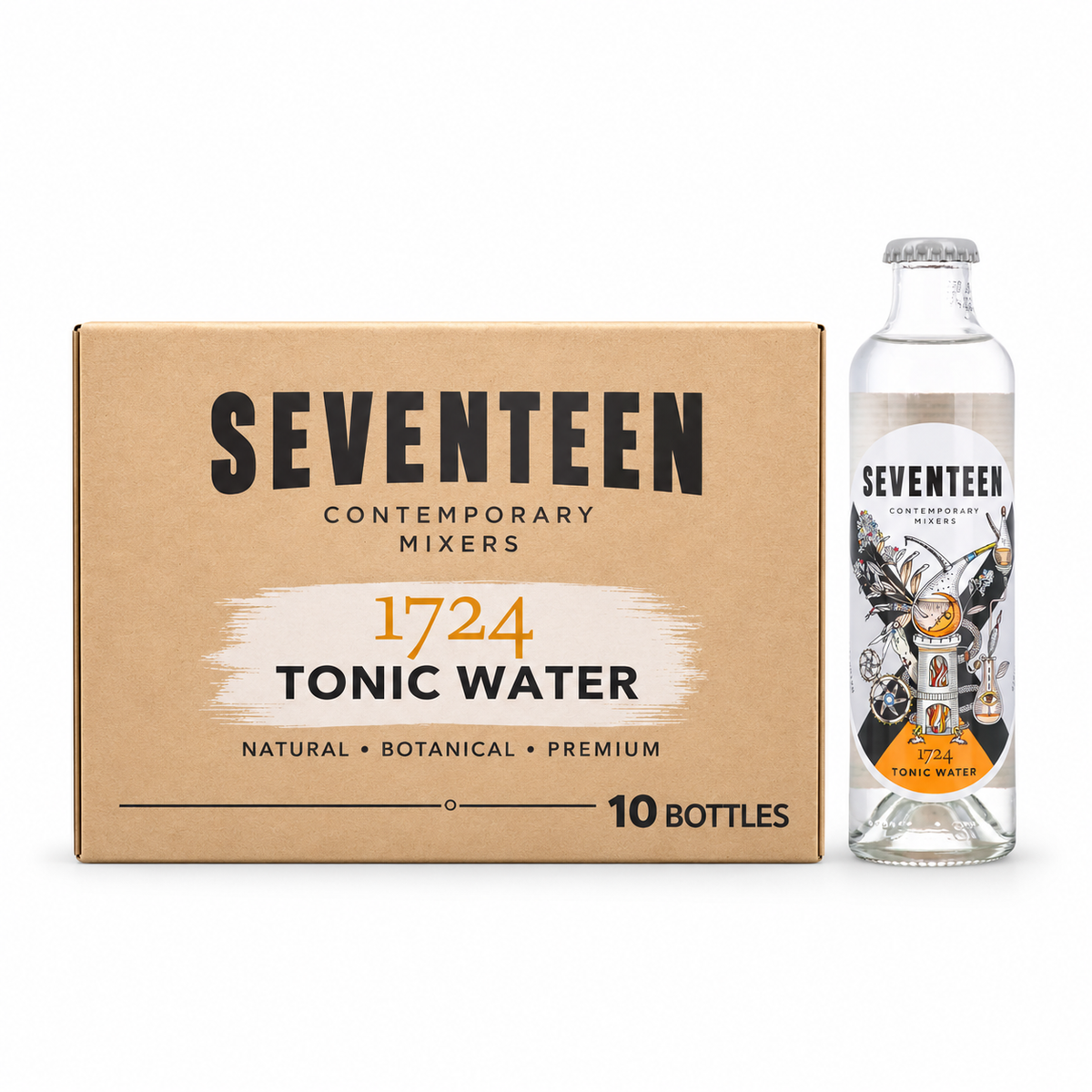1724 SEVENTEEN Tonic Water 0,2l pack of 10 bottles