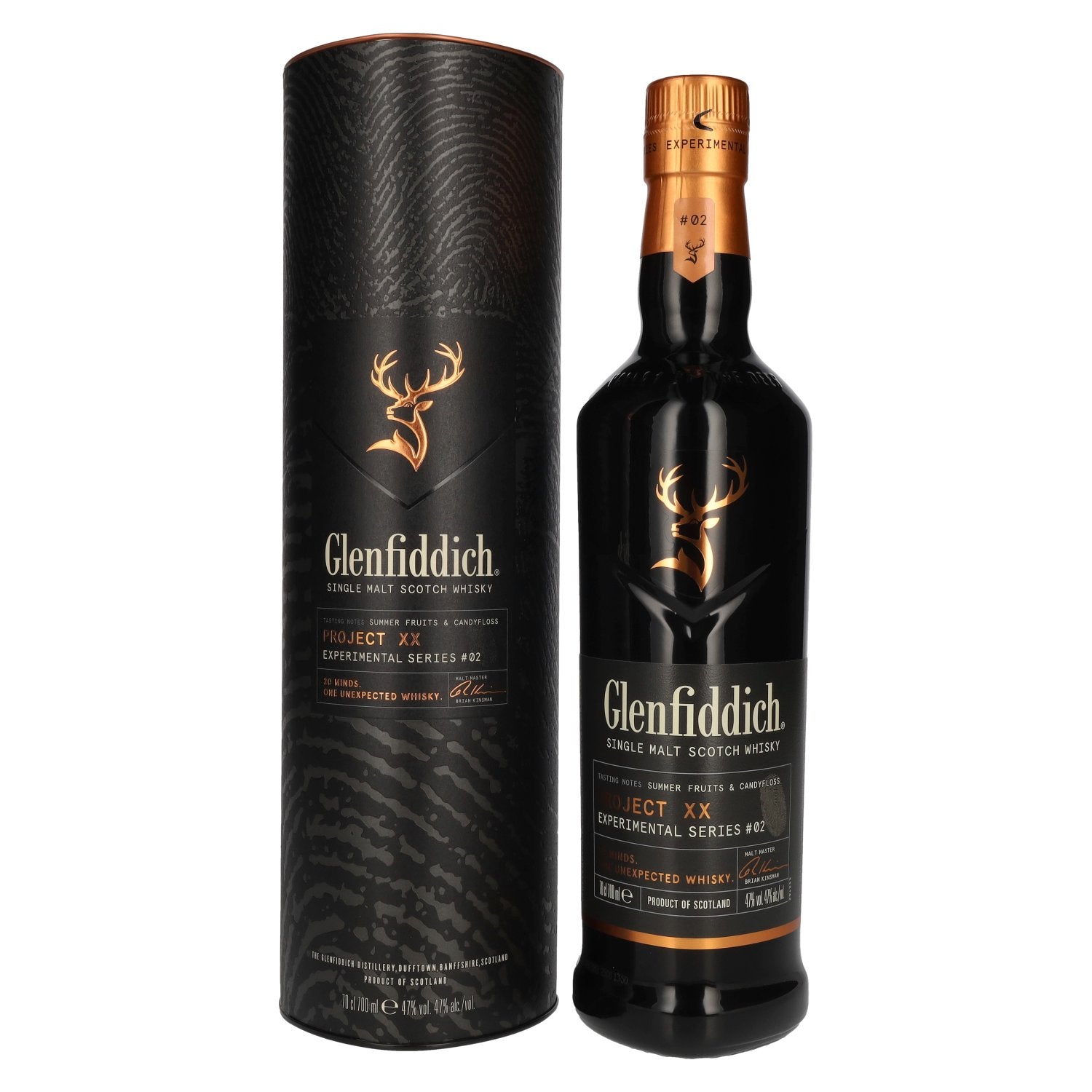 Glenfiddich PROJECT XX Experimental Series #02 Single Malt Scotch Whisky 47% Vol. 0,7l in Giftbox