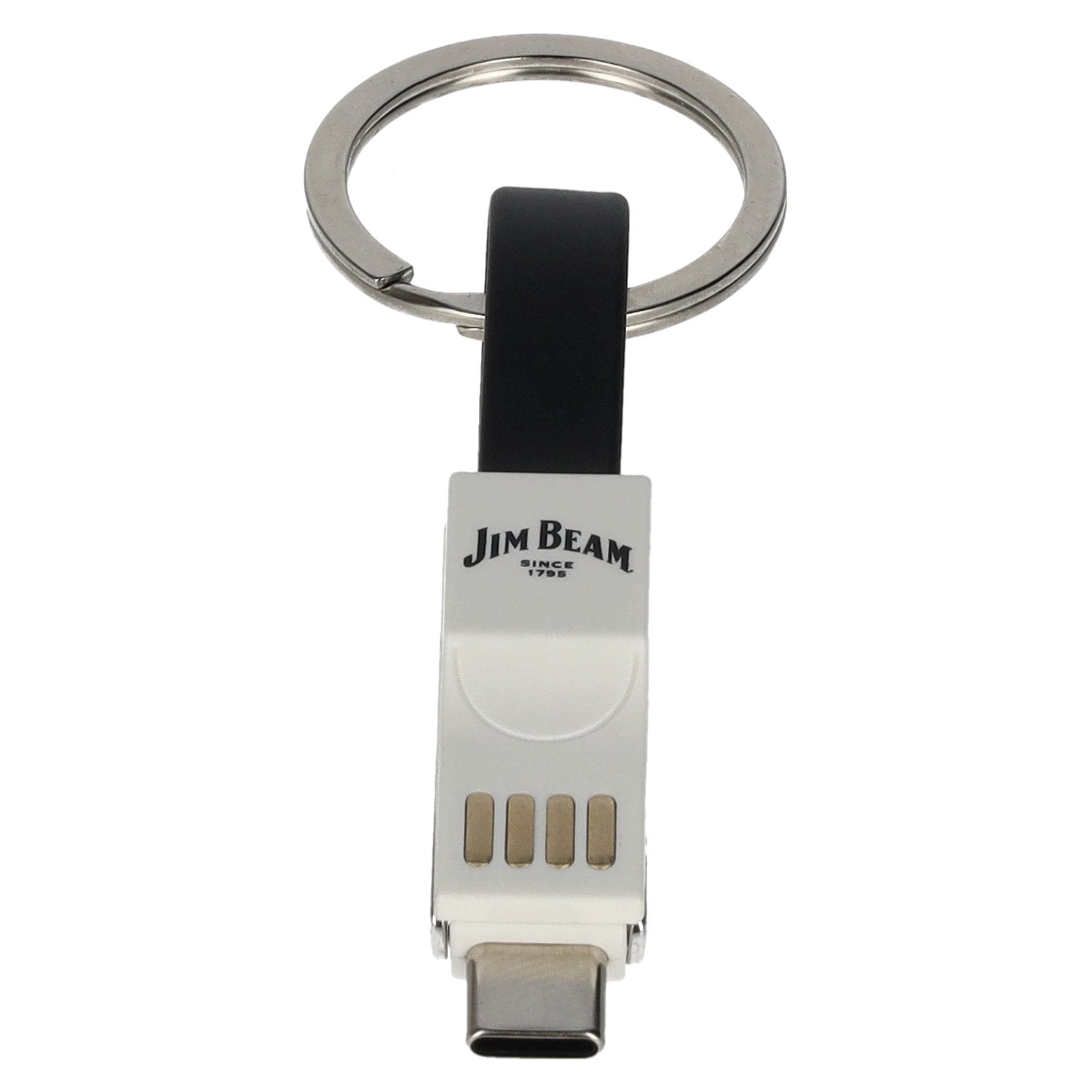 Jim Beam key chain with charging cable