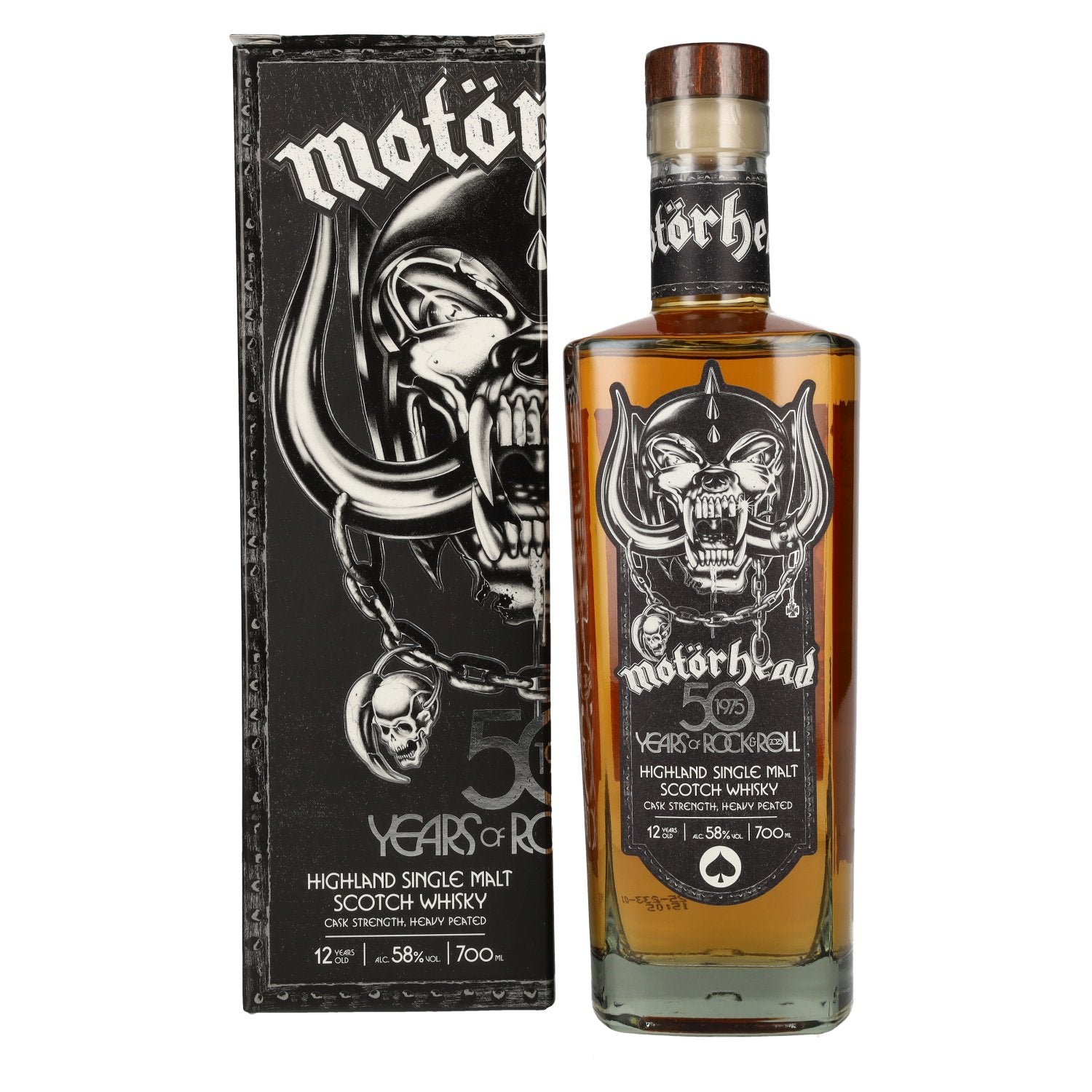 Motoerhead 50 Years of Rock & Roll Highland Single Malt Scotch Whisky 58% Vol. 0,7l in Giftbox