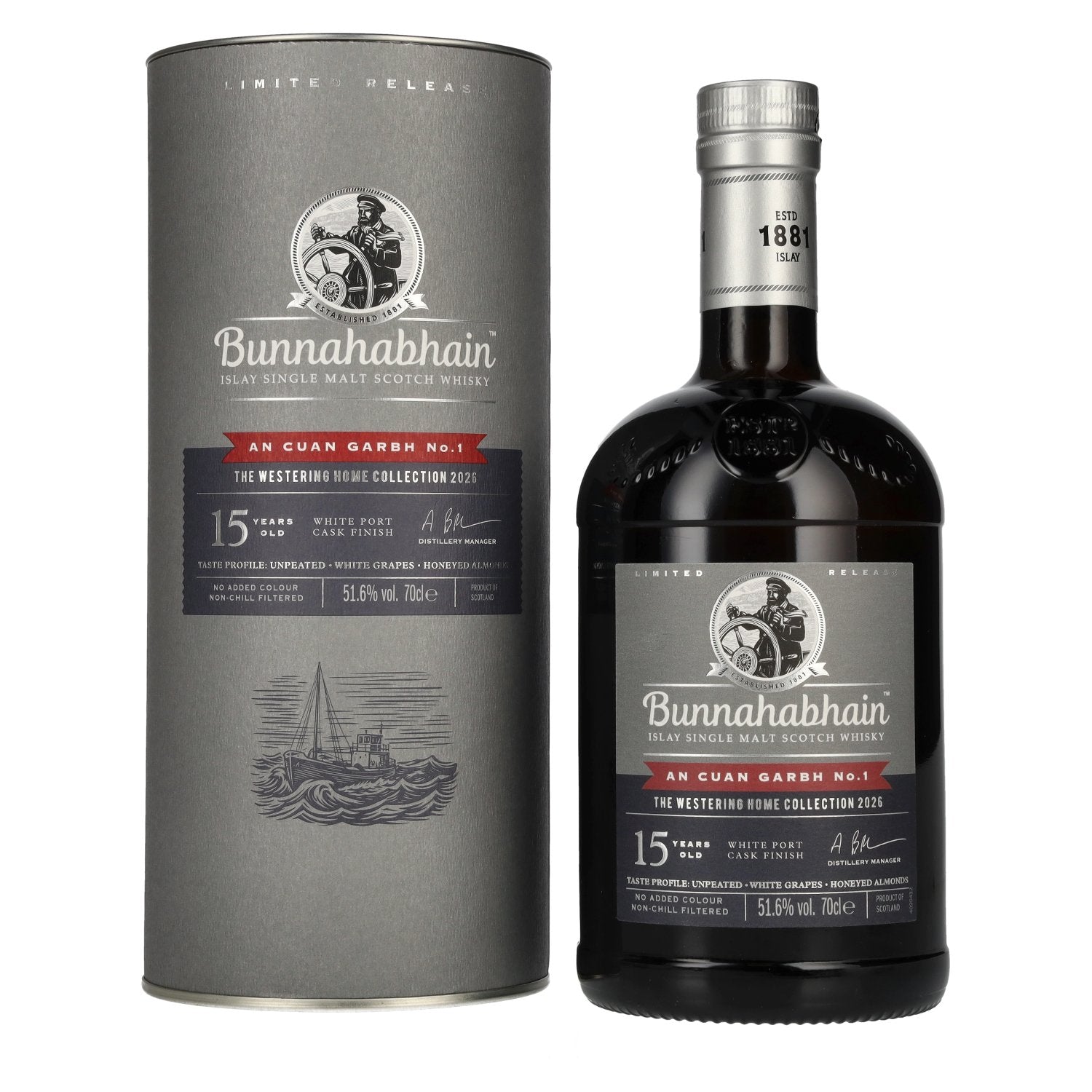 Bunnahabhain 15 Years AN CUAN GARBH No. 1 The Westering Home Collection Release 2026 51,6% Vol. 0,7l in Giftbox