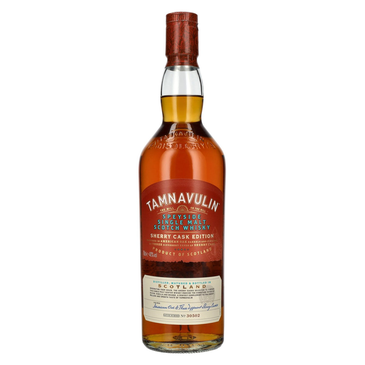 Tamnavulin SHERRY CASK Speyside Single Malt Scotch Whisky 40% Vol. 0,7l