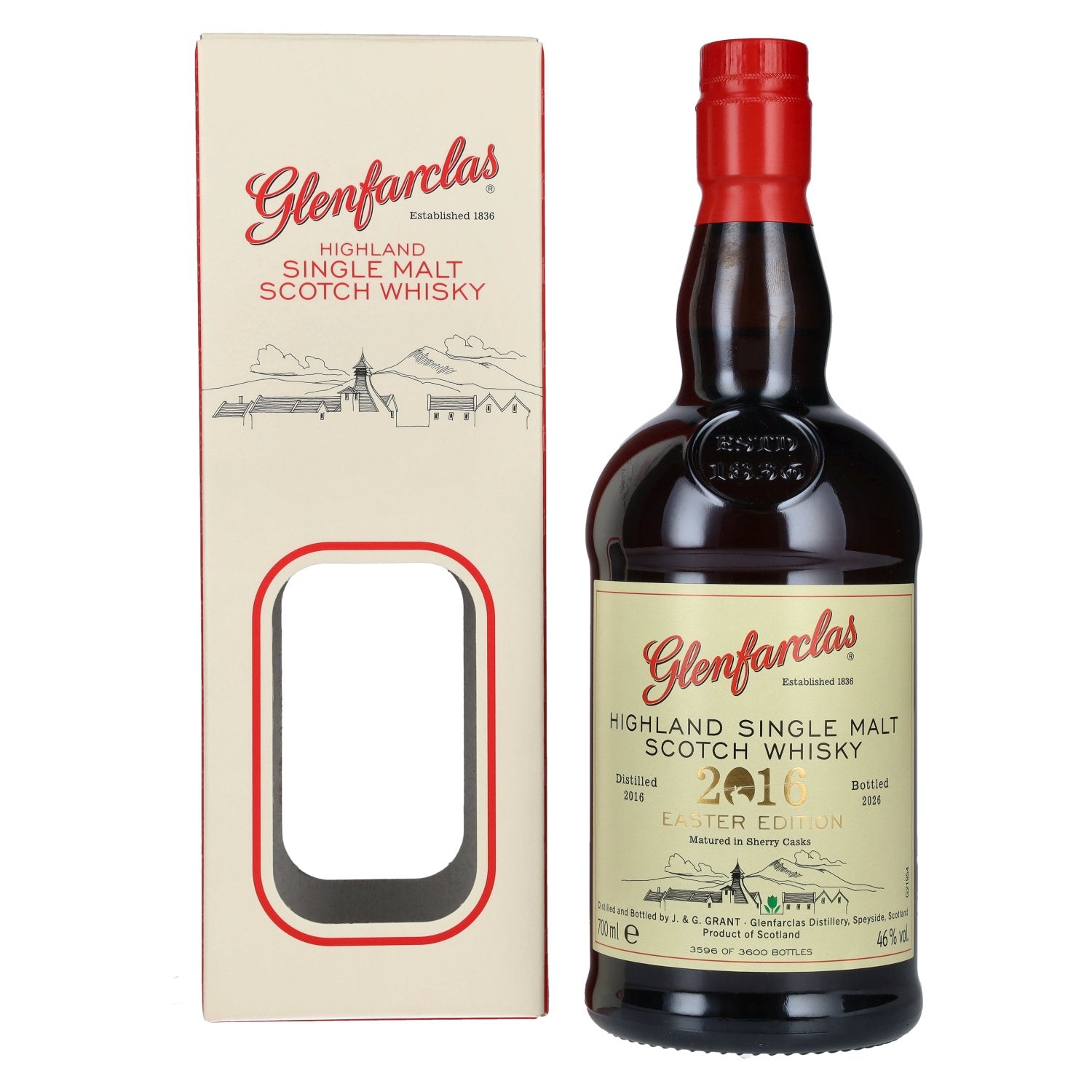 Glenfarclas EASTER EDITION Highland Single Malt Scotch Whisky 2016 46% Vol. 0,7l in Giftbox