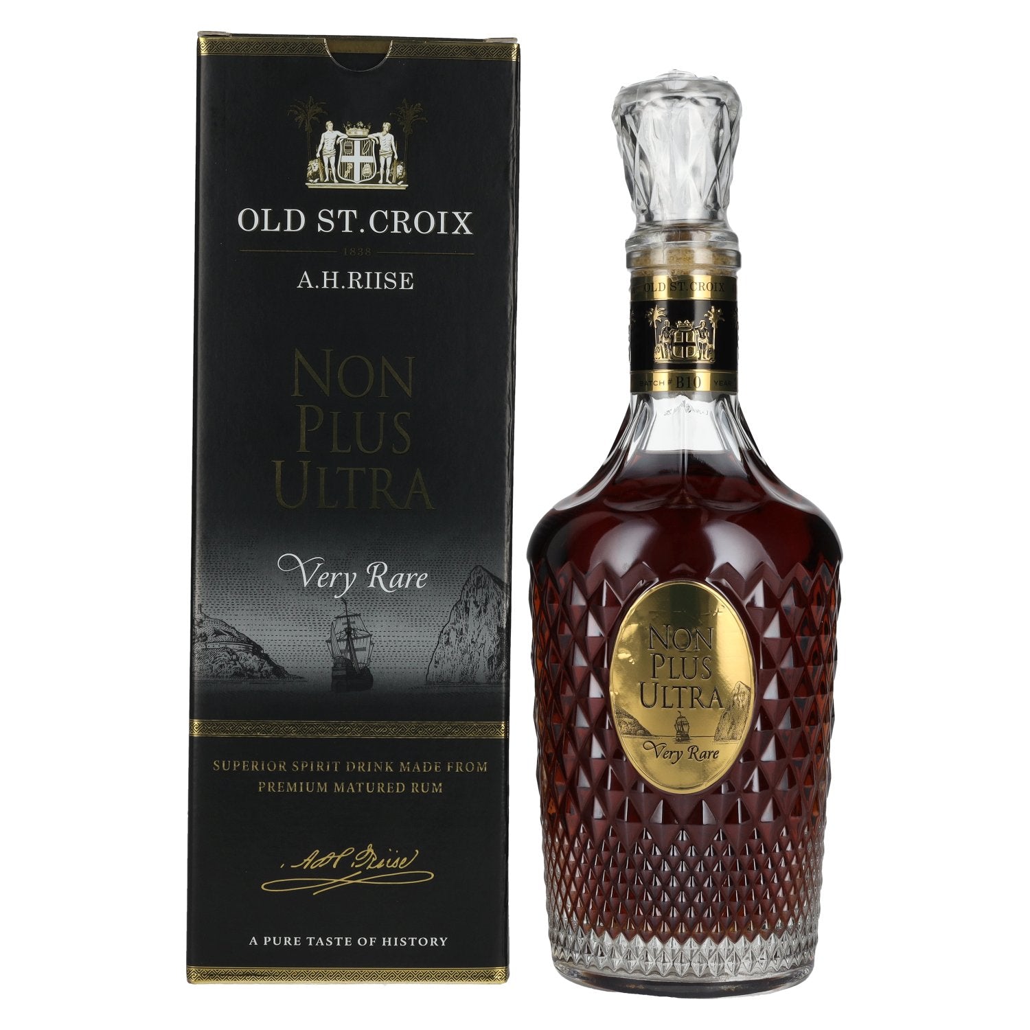 A.H. Riise NON PLUS ULTRA St. Croix Very Rare Spirit Drink 42% Vol. 0,7l in Giftbox