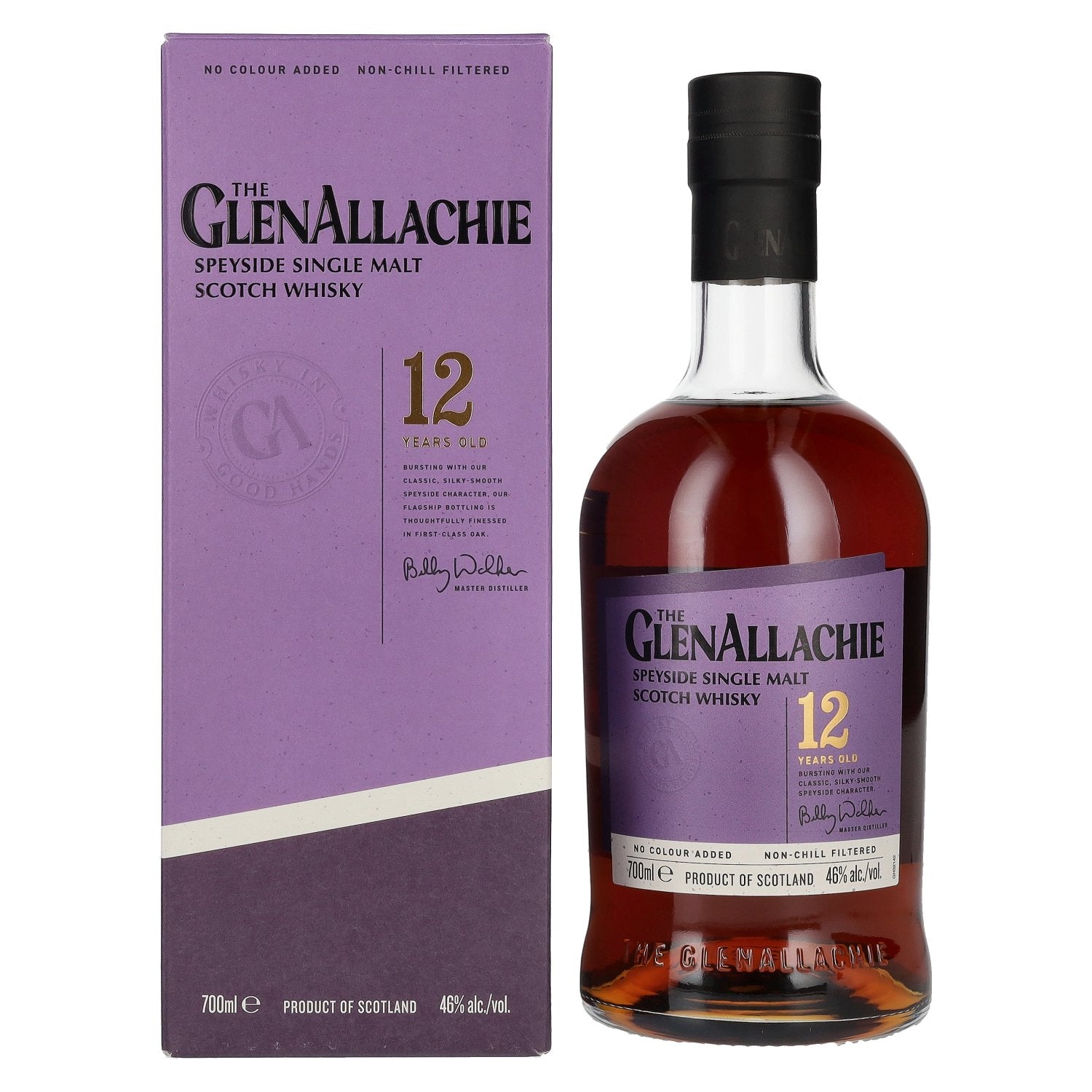 The GlenAllachie 12 Years Old Speyside Single Malt 46% Vol. 0,7l in Giftbox