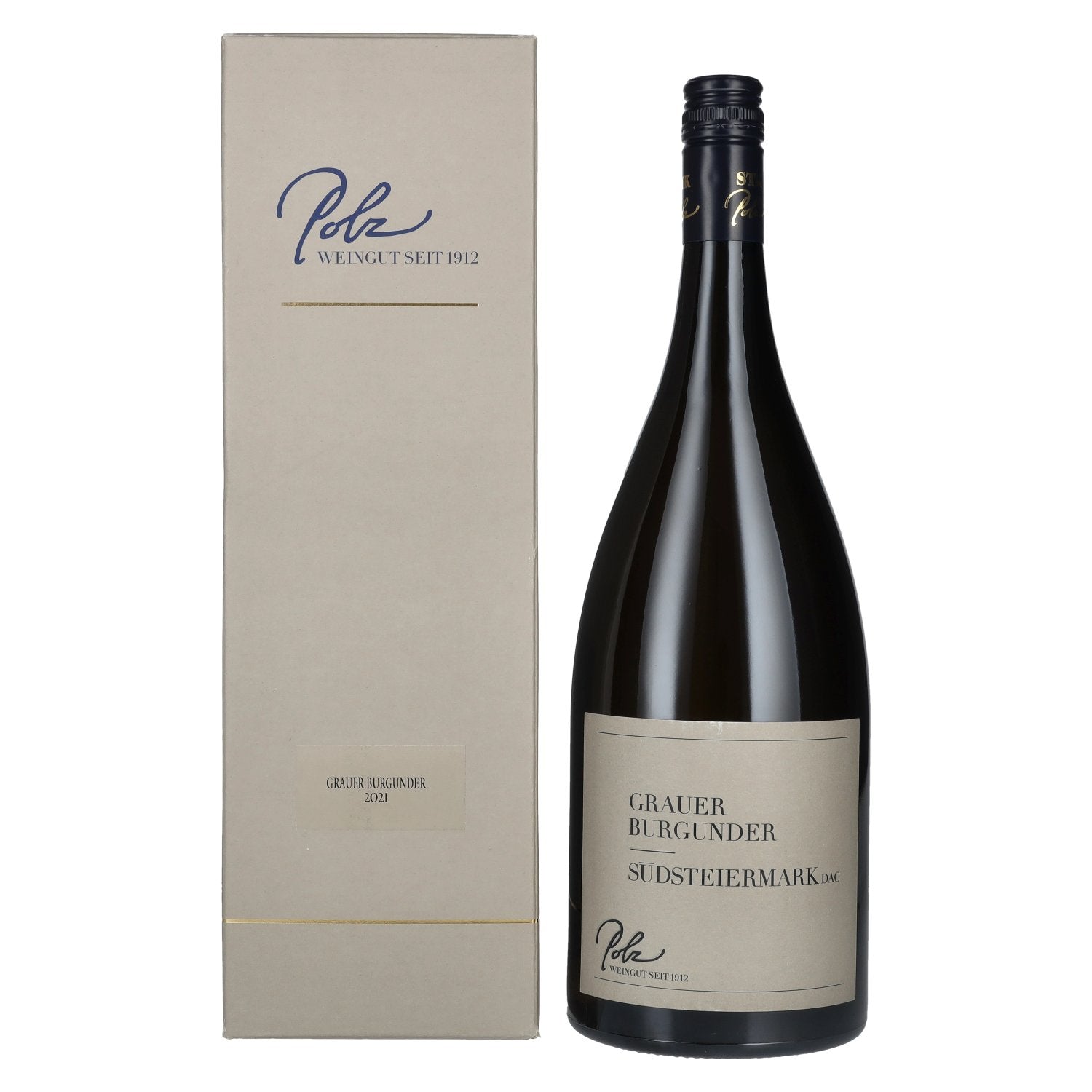 Polz Grauer Burgunder Suedsteiermark DAC 2021 13% Vol. 1,5l in Giftbox