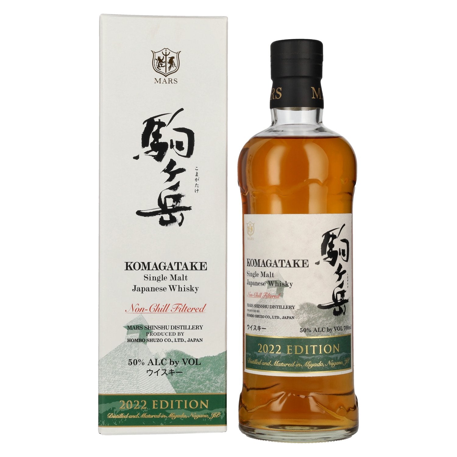 Mars KOMAGATAKE Single Malt Japanese Whisky Limited Edition 2022 50% Vol. 0,7l in Giftbox