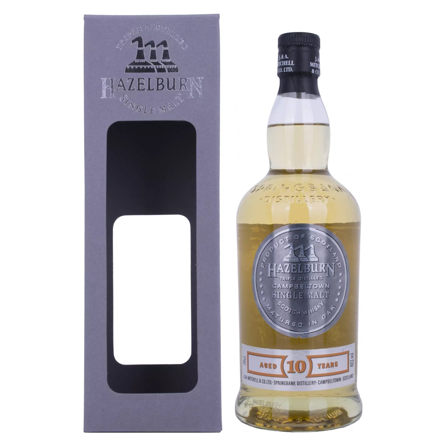 Hazelburn 10 Years Old Campbeltown Single Malt Scotch Whisky 46% Vol. 0,7l
