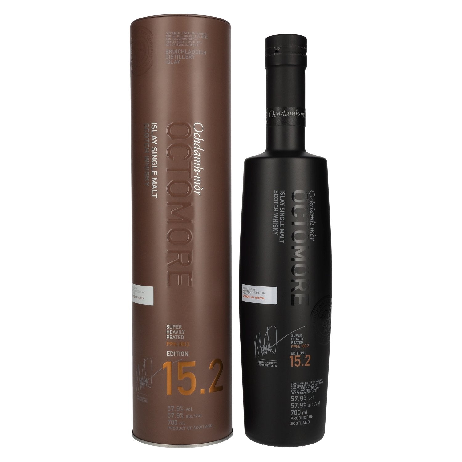 Octomore EDITION: 15.2 Super Heavily Peated Islay Single Malt 57,9% Vol. 0,7l in Tinbox