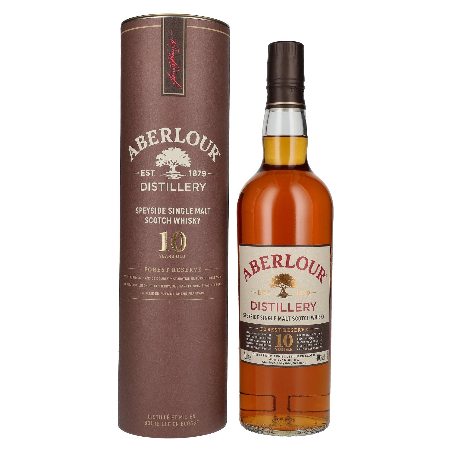 Aberlour 10 Years Old FOREST RESERVE Speyside Single Malt 40% Vol. 0,7l in Giftbox