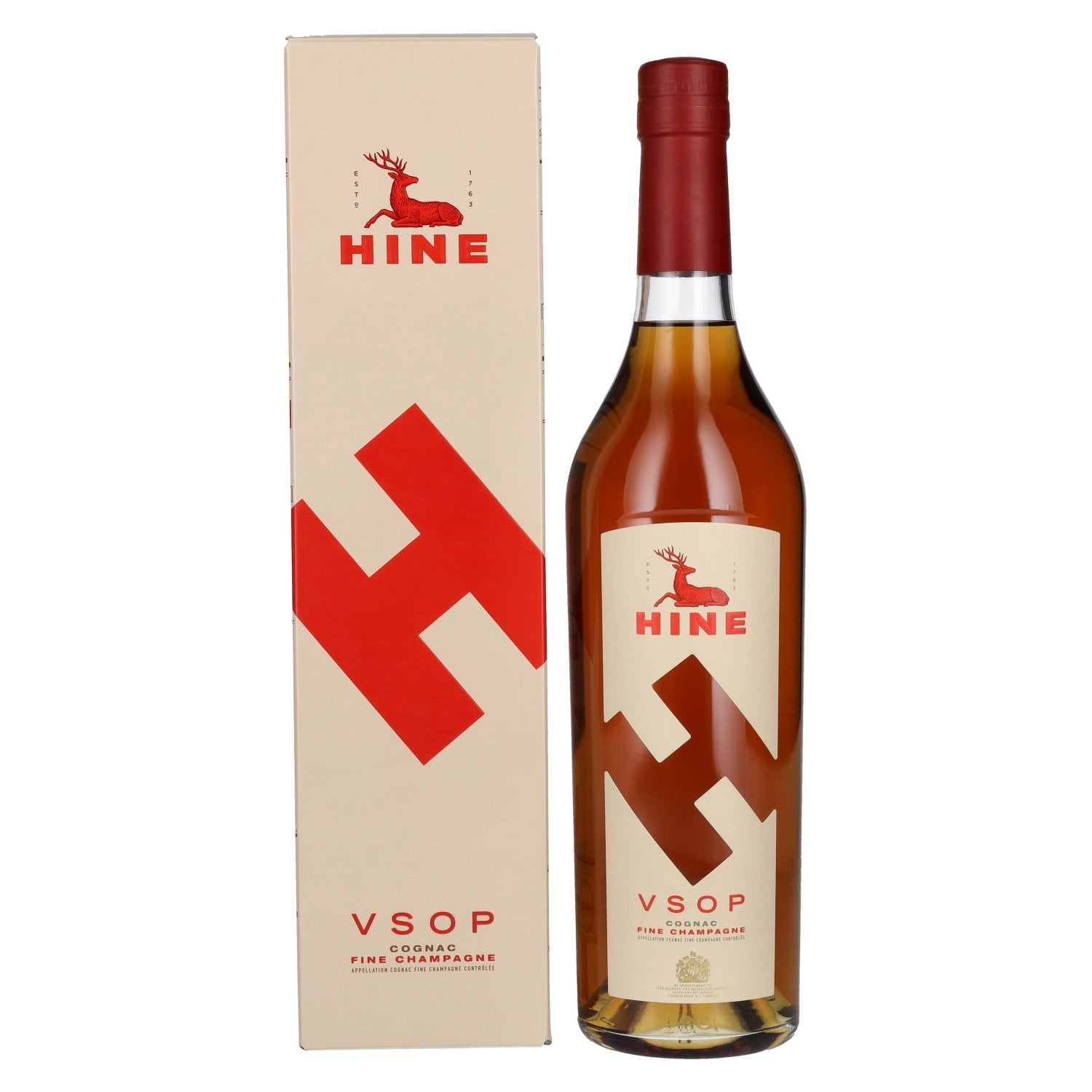 H by Hine VSOP Fine Champagne Cognac Design 40% Vol. 0,7l in Giftbox