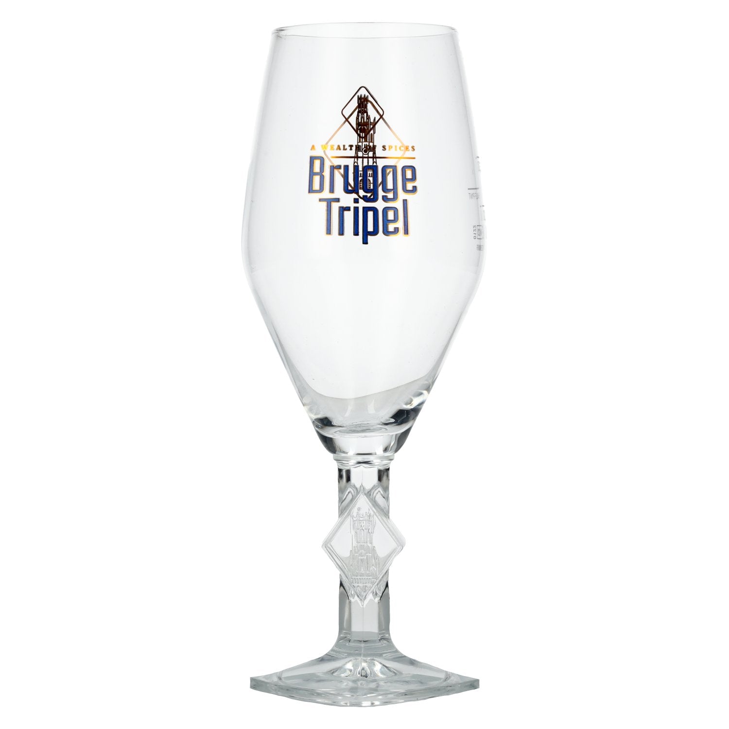 Brugge Tripel Bierglas with calibration