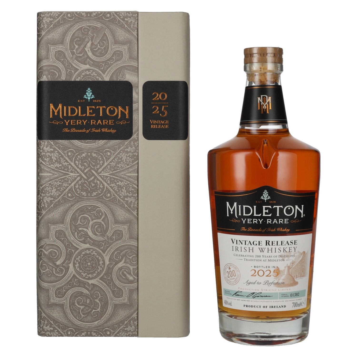 Midleton VERY RARE Irish Whiskey Vintage Release 2025 40% Vol. 0,7l in Giftbox